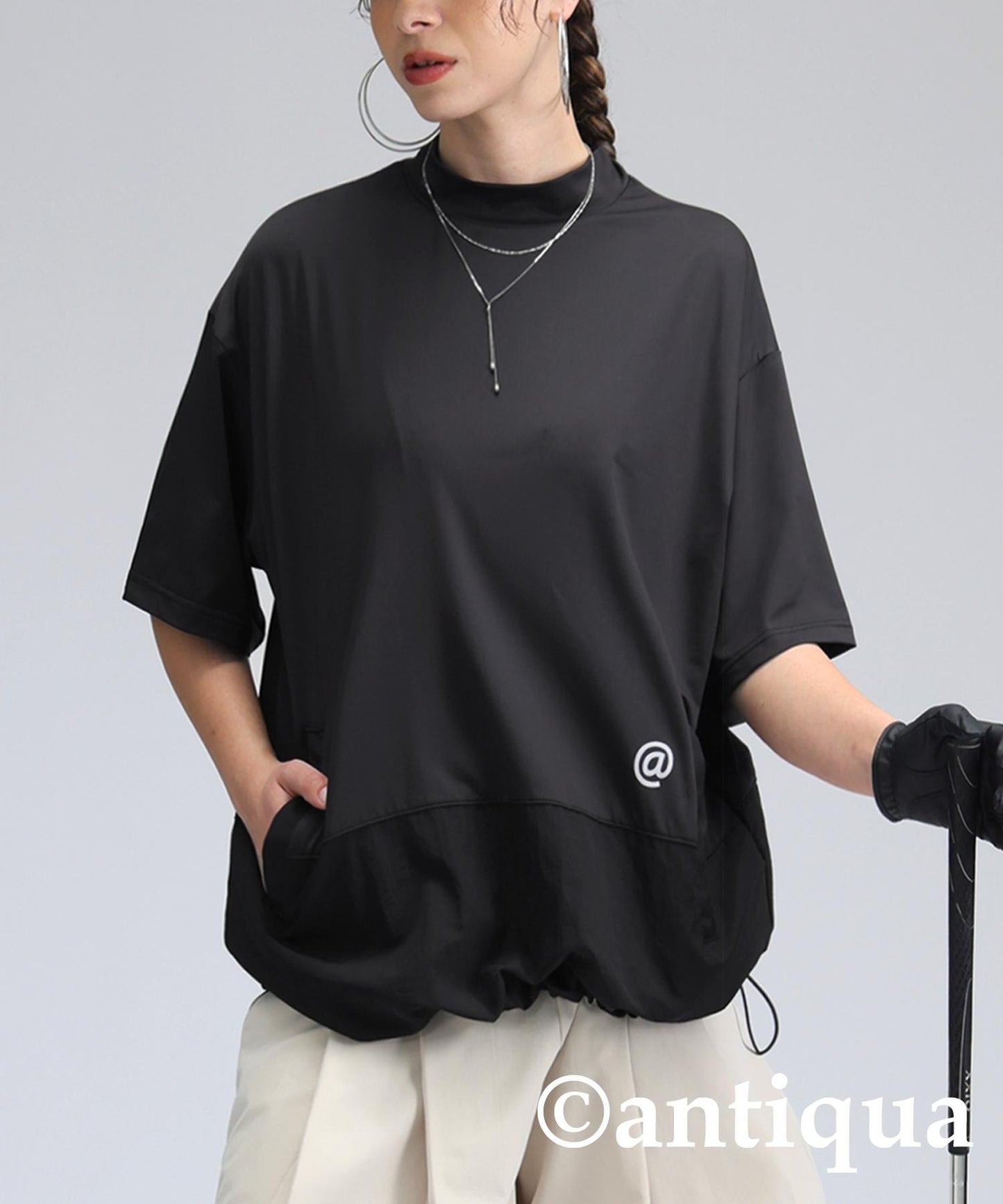 Ladies ANTIQUA GOLF × STCH Back Logo Tops