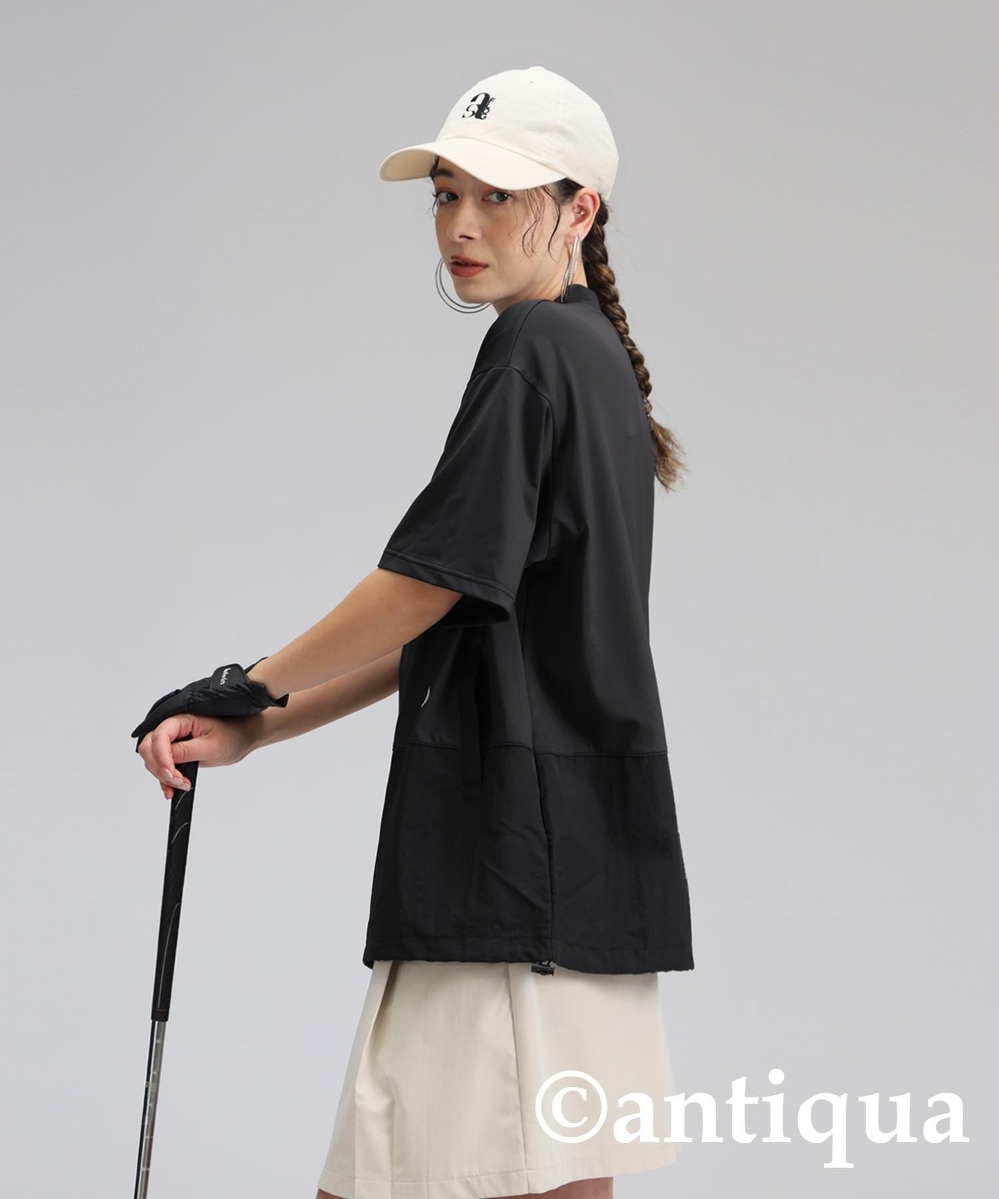 Ladies ANTIQUA GOLF × STCH Back Logo Tops