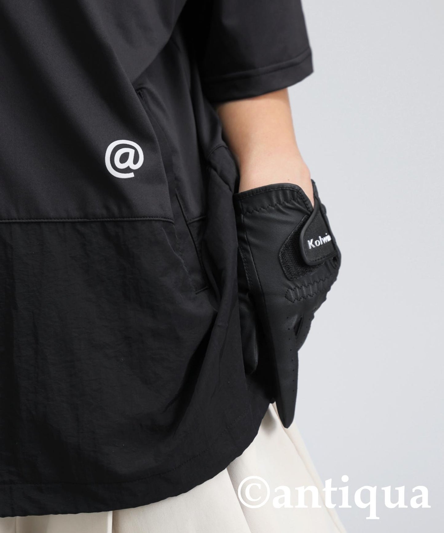 Ladies ANTIQUA GOLF × STCH Back Logo Tops