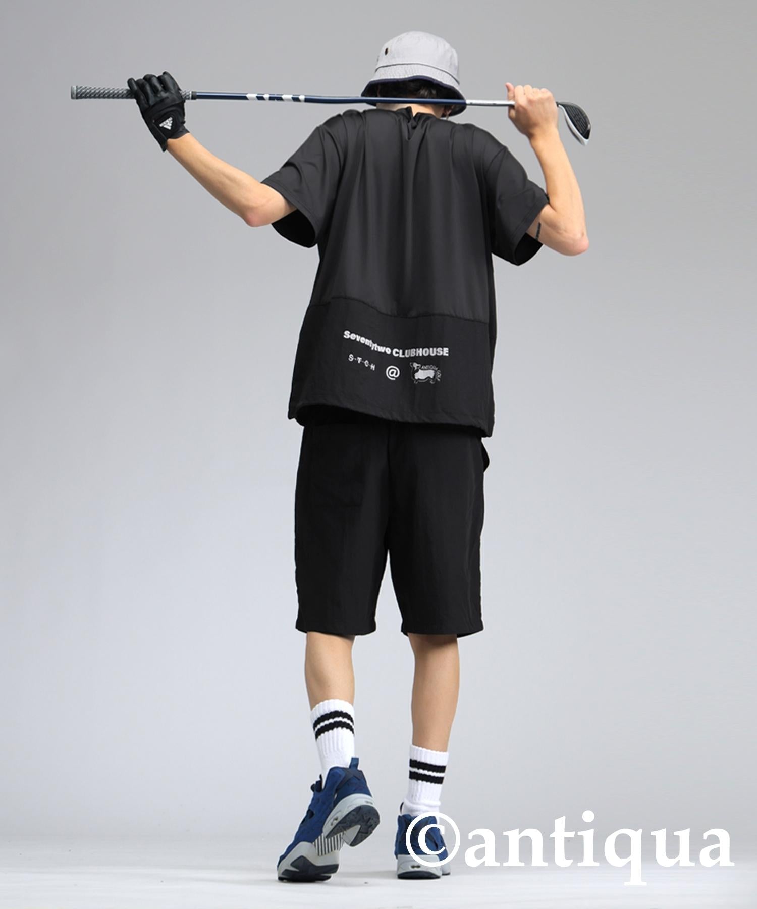 Men's ANTIQUA GOLF × STCH Back Logo Tops | Japanese fashion brand