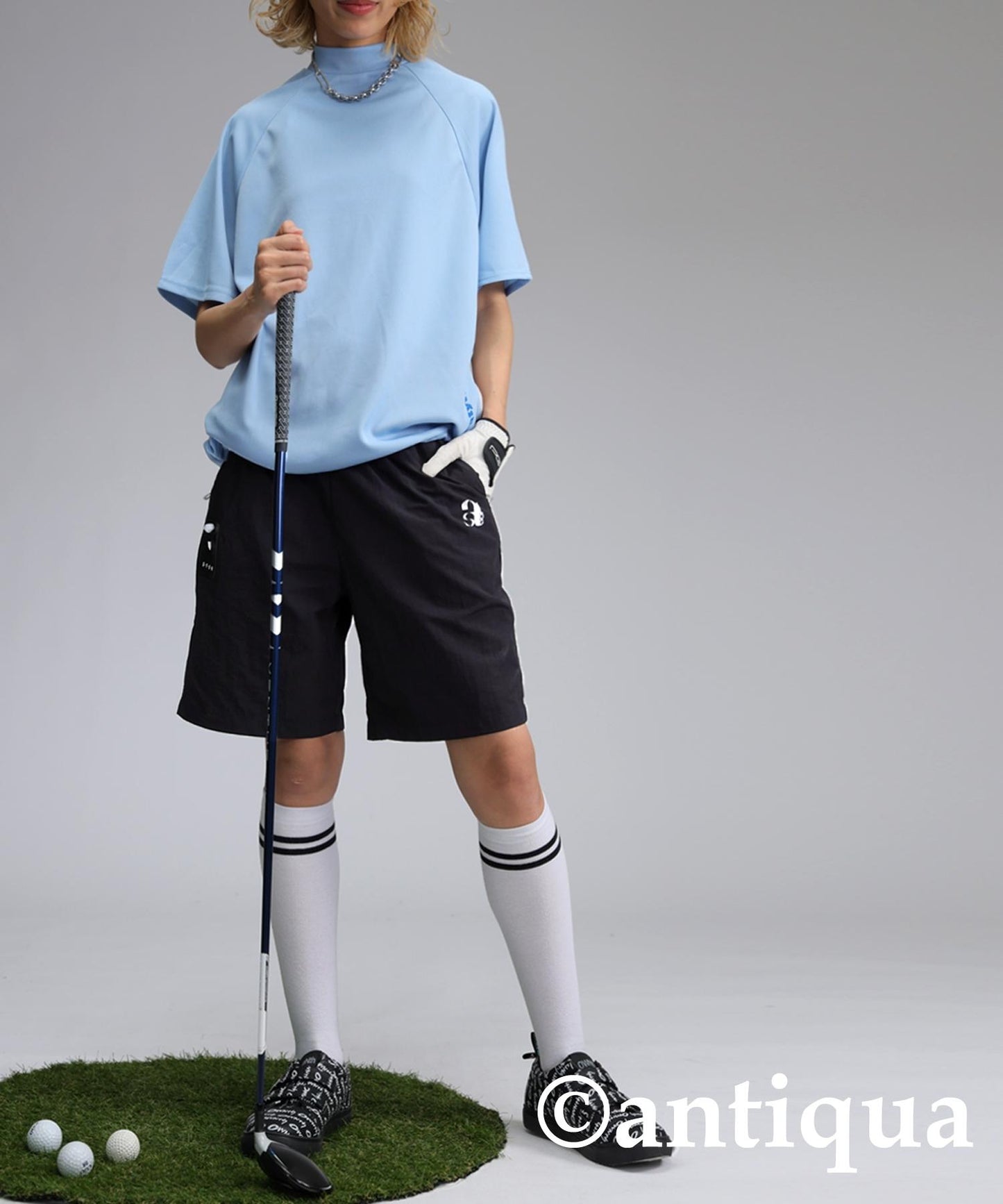 Ladies ANTIQUA GOLF × STCH Nylon Shorts