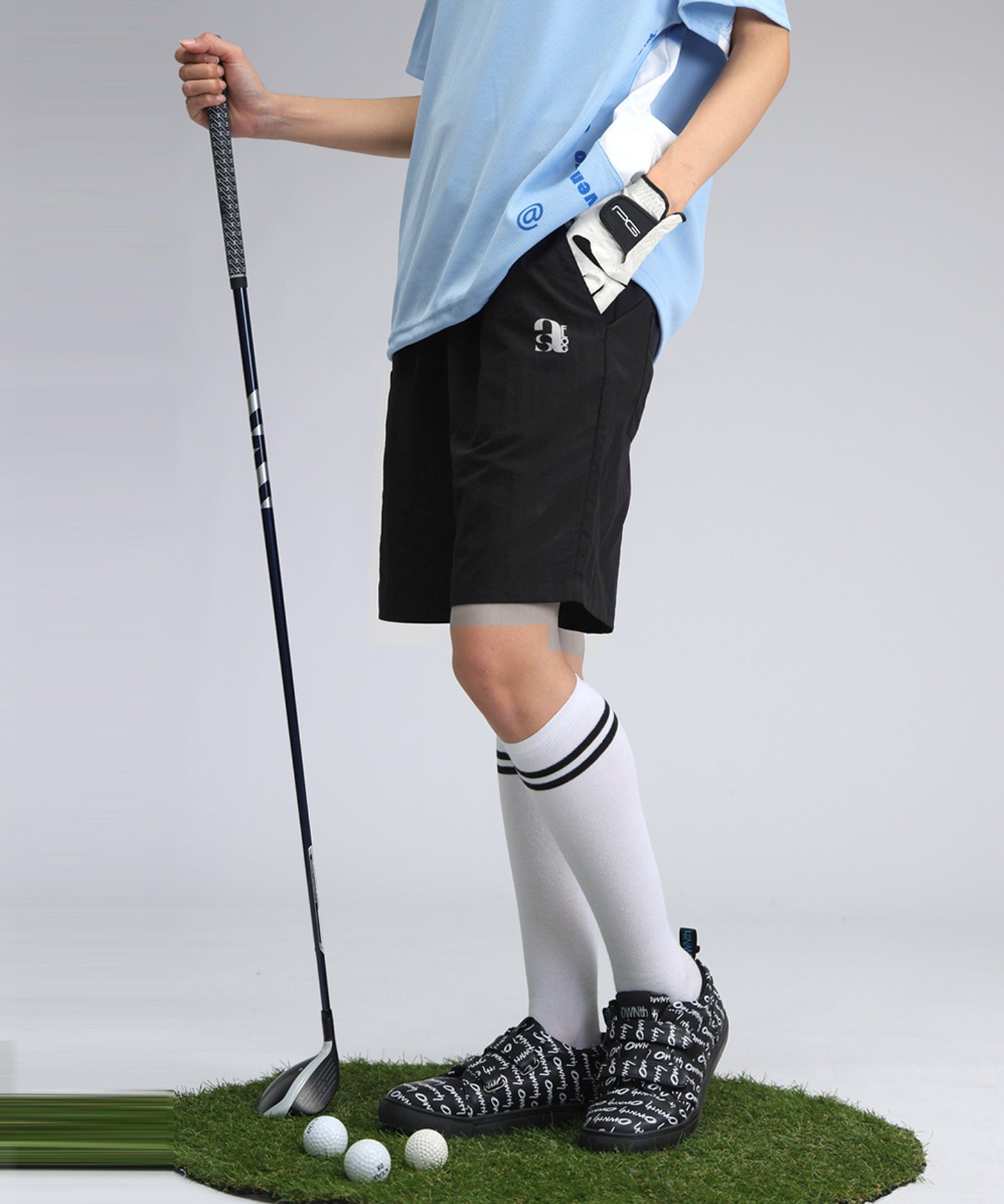 Ladies ANTIQUA GOLF × STCH Nylon Shorts