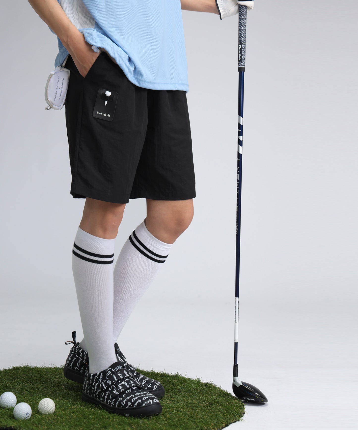 Men's ANTIQUA GOLF × STCH Nylon Shorts