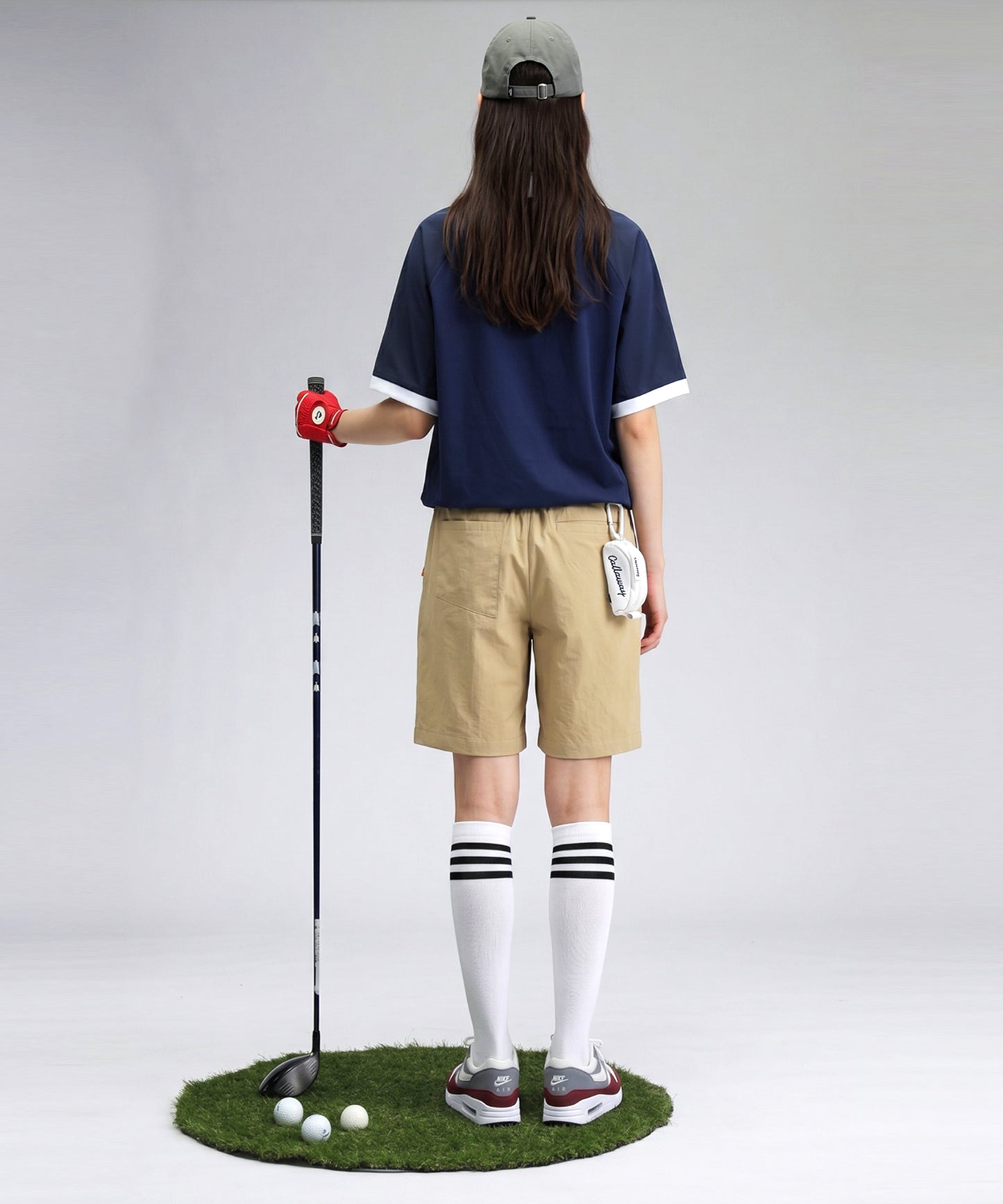 Ladies ANTIQUA GOLF × STCH Nylon Shorts