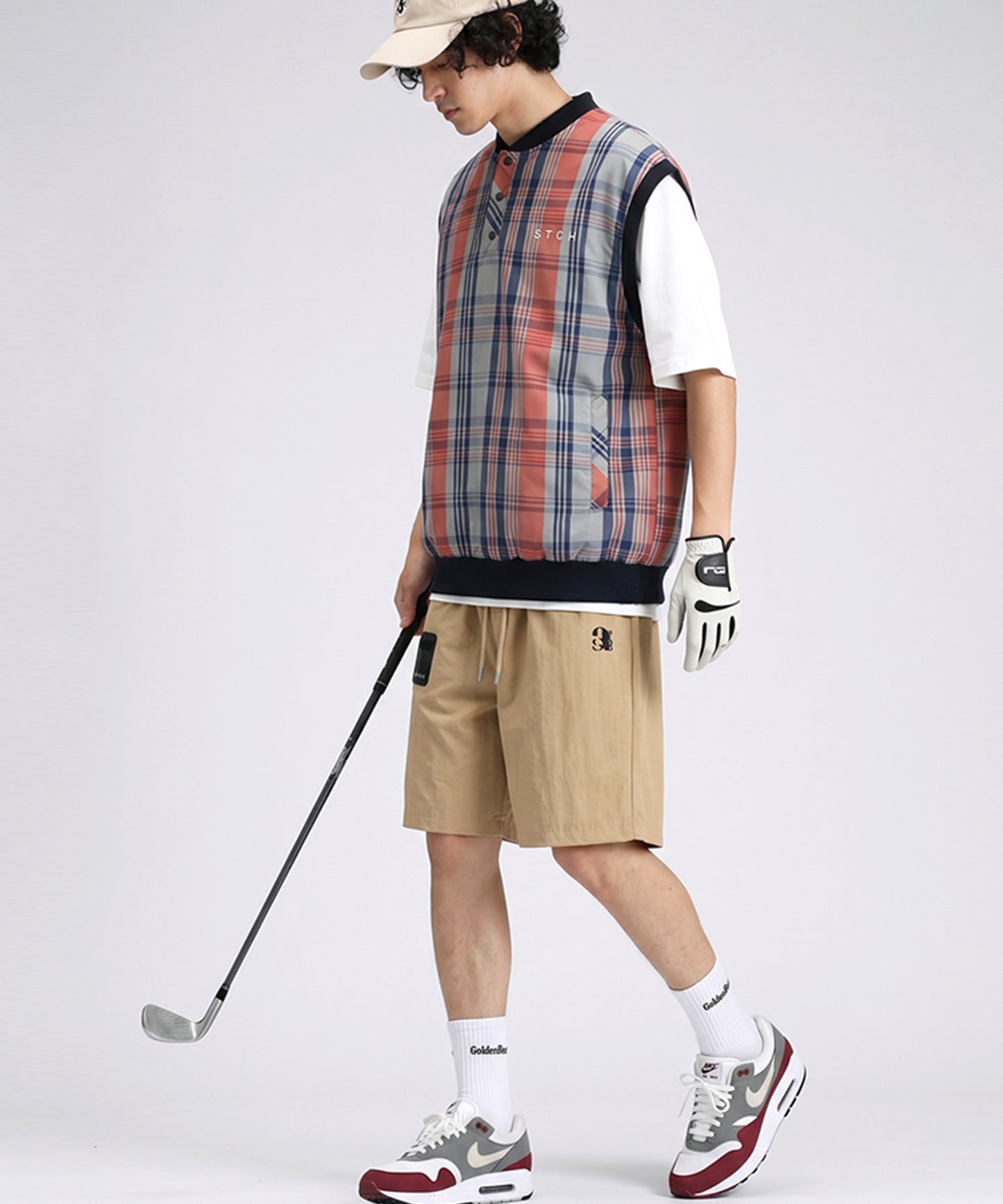 Men's ANTIQUA GOLF × STCH Nylon Shorts