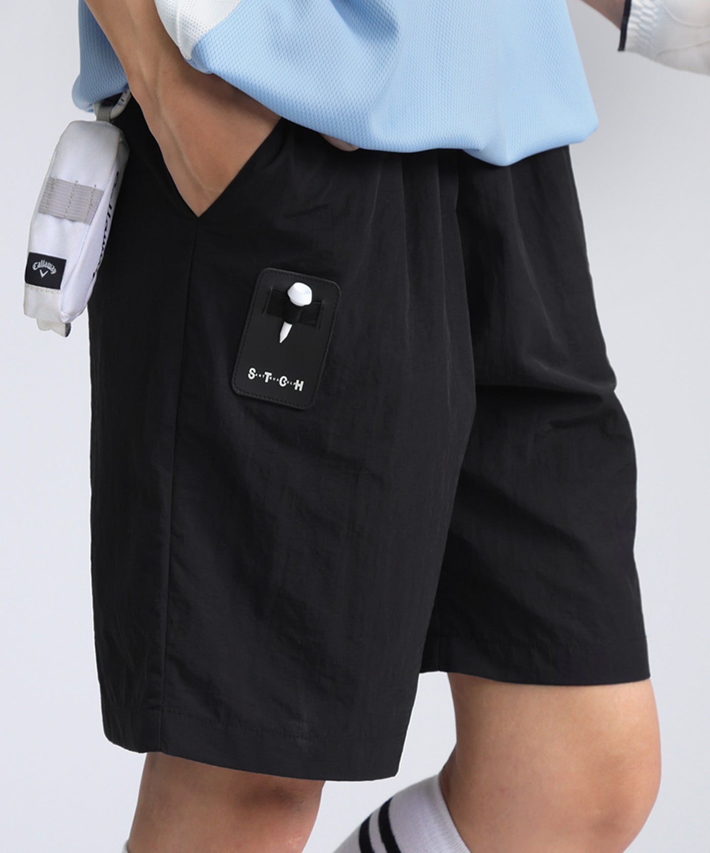 Ladies ANTIQUA GOLF × STCH Nylon Shorts