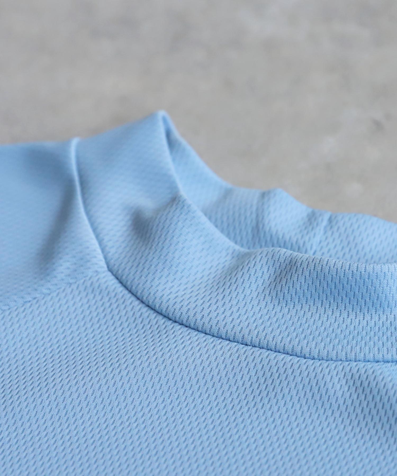 Men's ANTIQUA GOLF × STCH Mesh Switching Tops | Japanese fashion