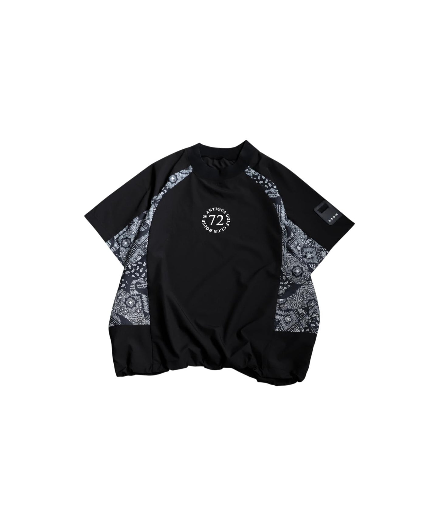 Men's ANTIQUA GOLF × STCH Paisley Logo Tops