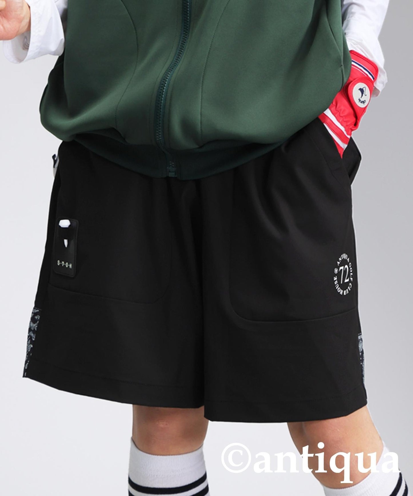 Ladies ANTIQUA GOLF × STCH Paisley Switching Shorts