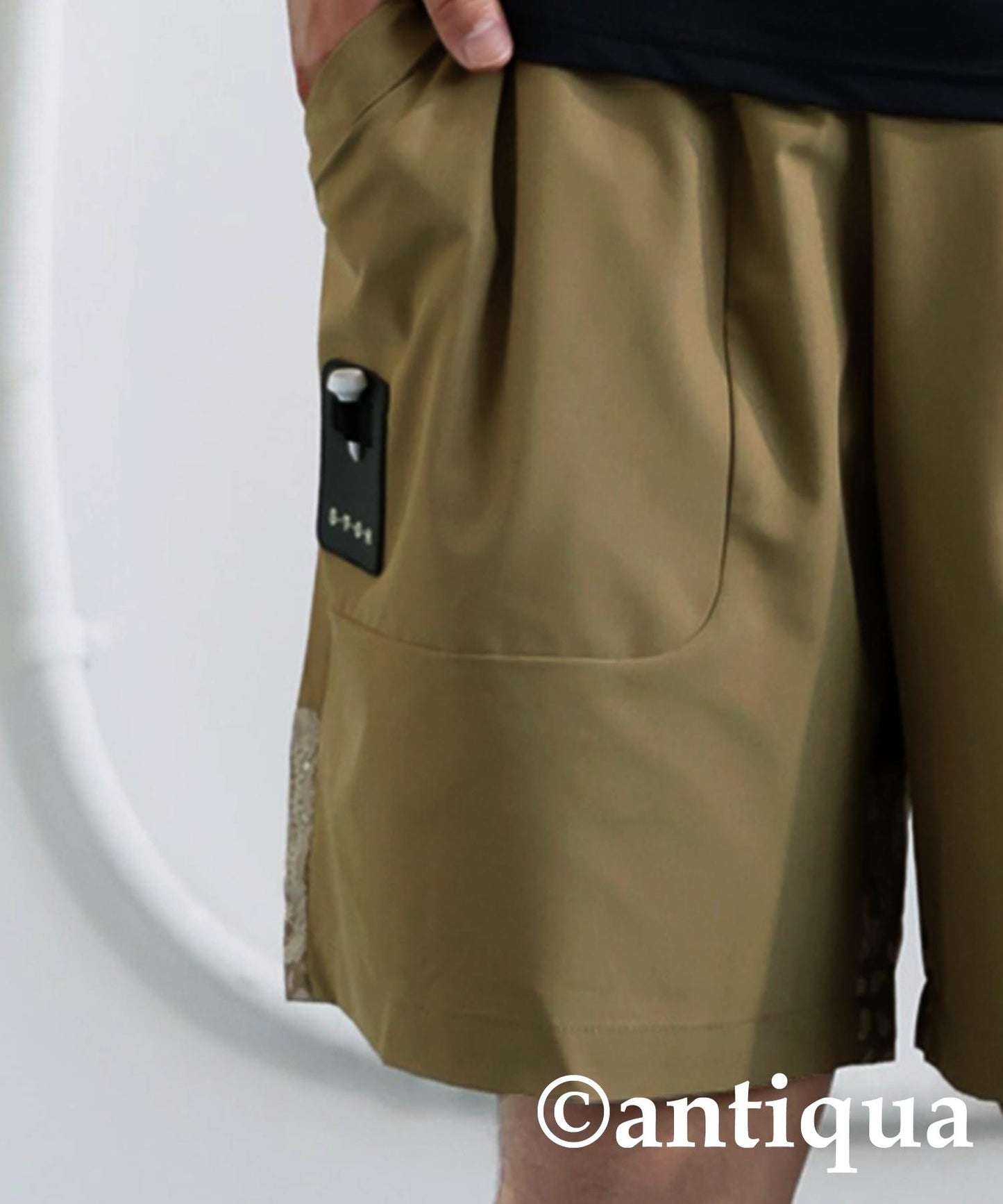 Men's ANTIQUA GOLF × STCH Paisley Switching Shorts