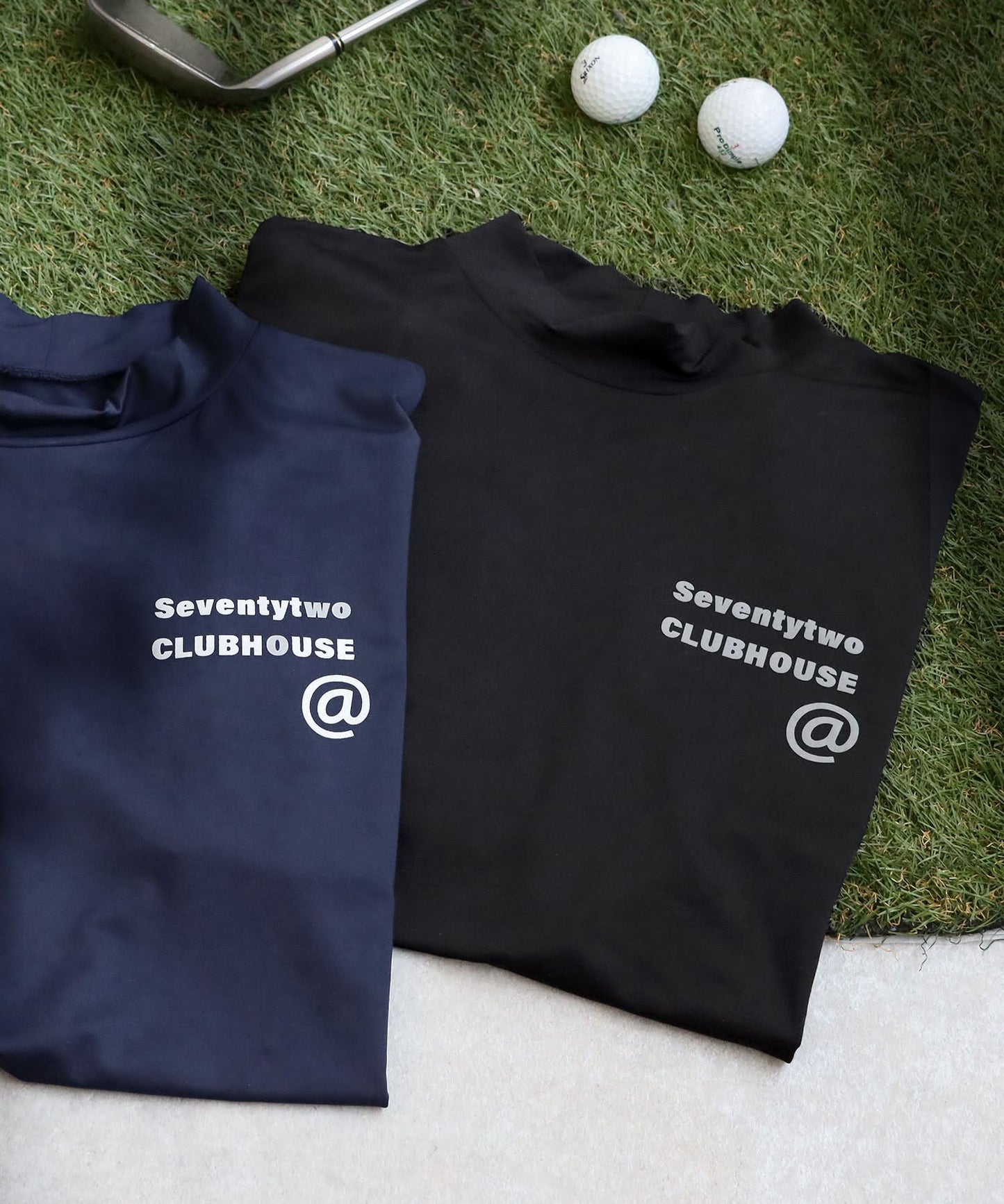 Ladies ANTIQUA GOLF × STCH Color Scheme Mock Neck Top