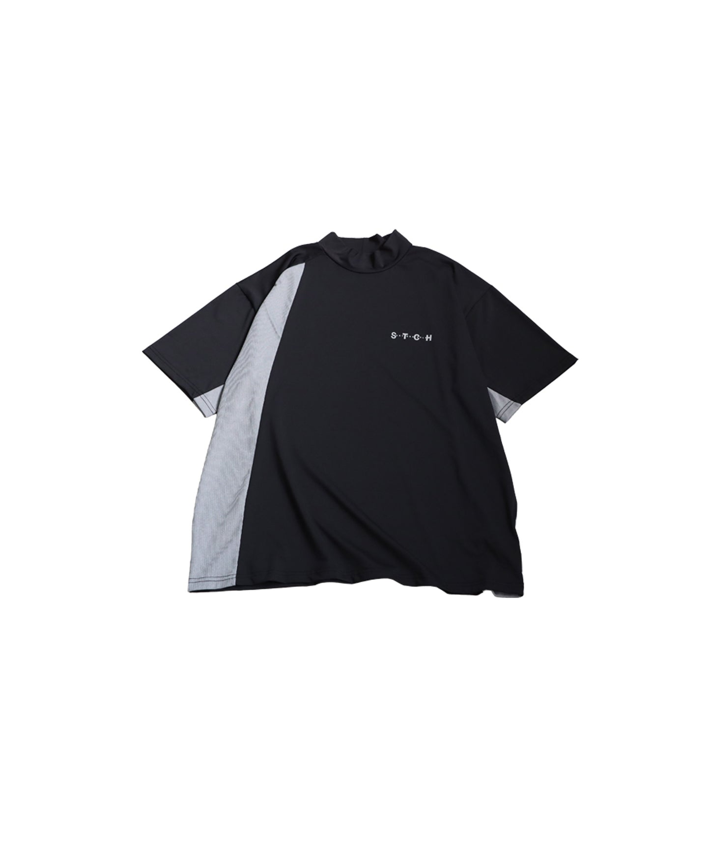 Men's ANTIQUA GOLF × STCH Asymmetric Logo Top