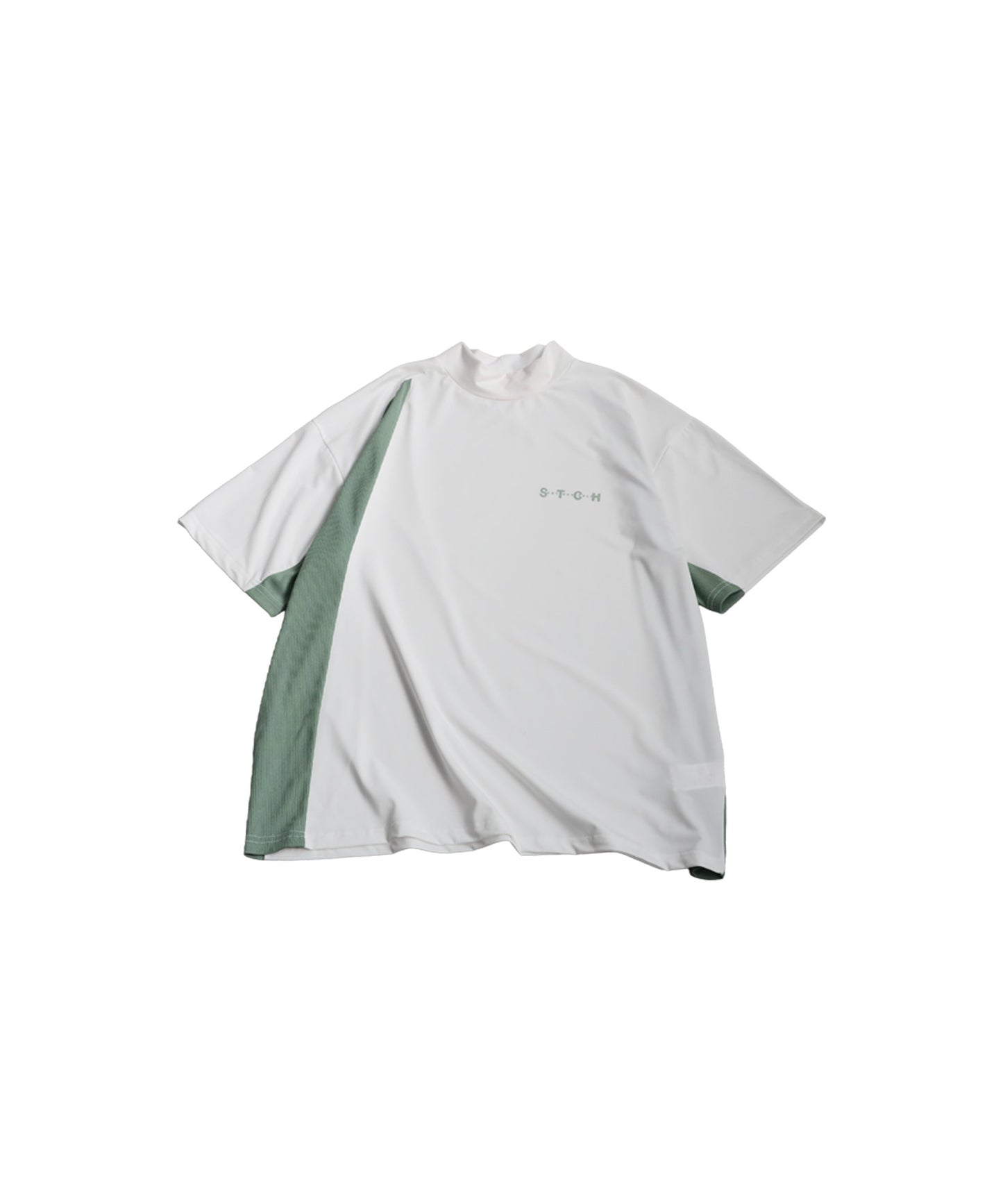 Men's ANTIQUA GOLF × STCH Asymmetric Logo Top