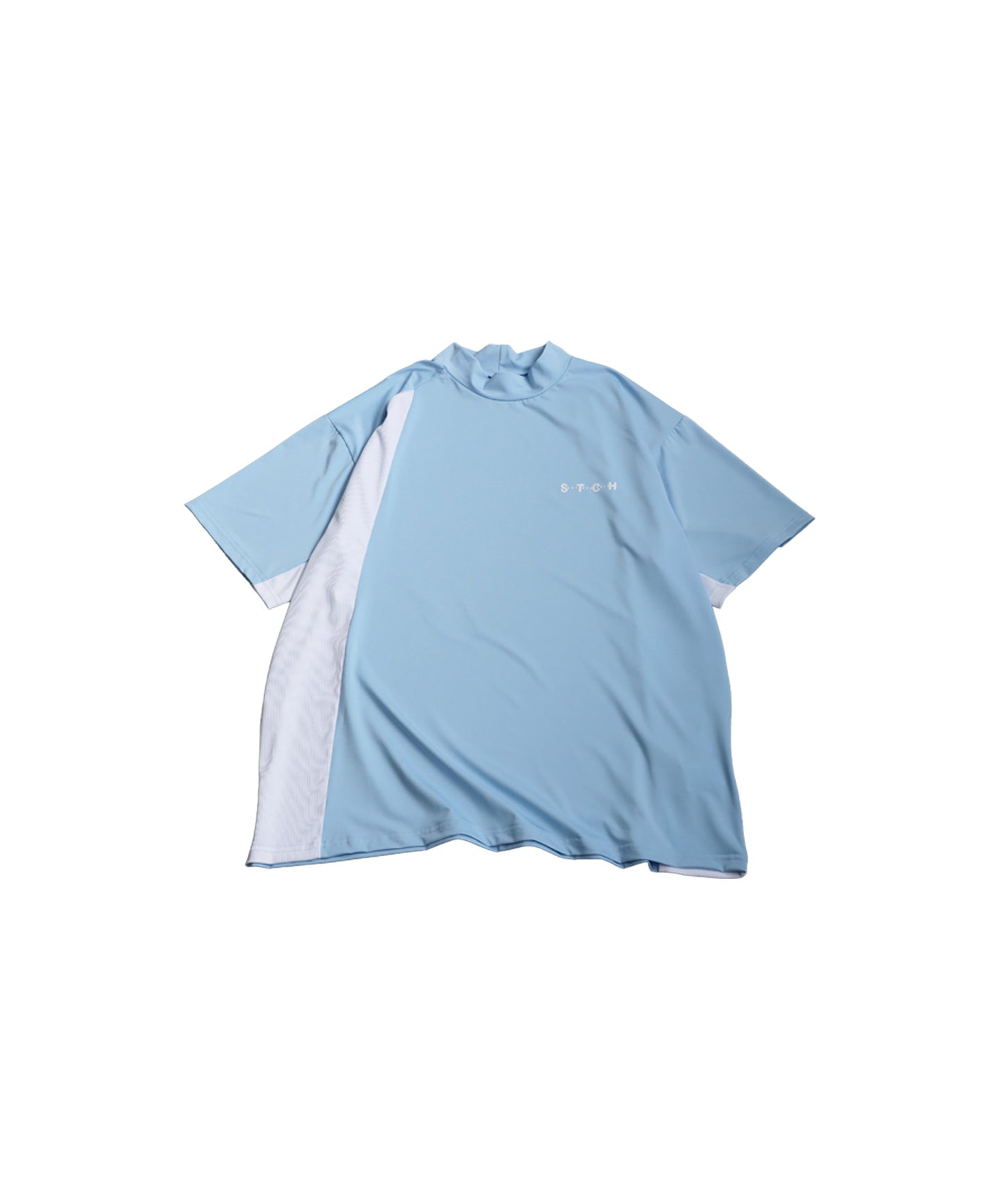 Men's ANTIQUA GOLF × STCH Asymmetric Logo Top