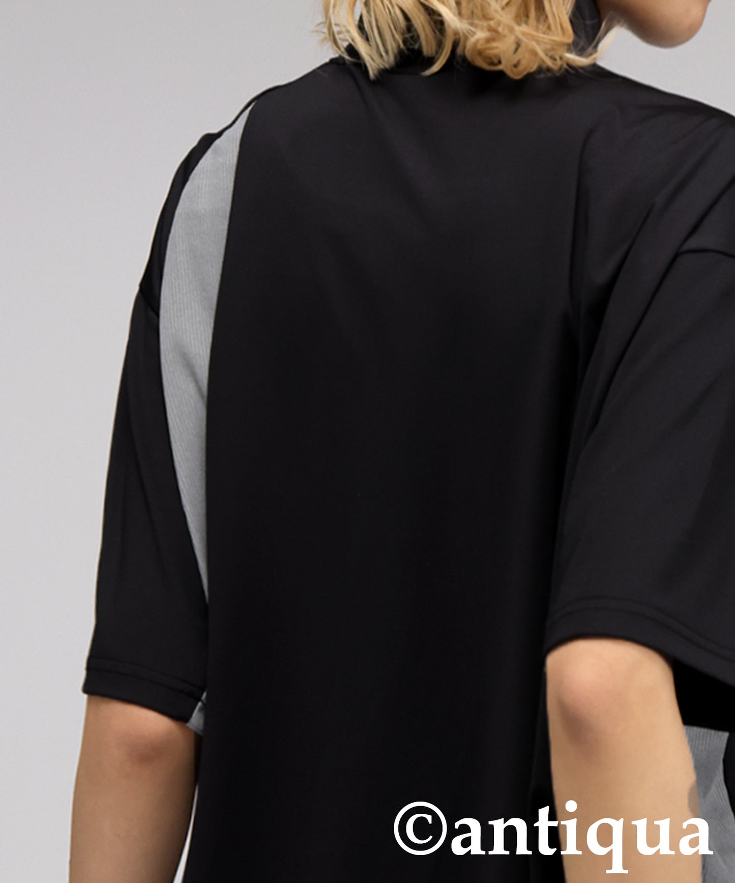 Ladies ANTIQUA GOLF × STCH Asymmetric Logo Top