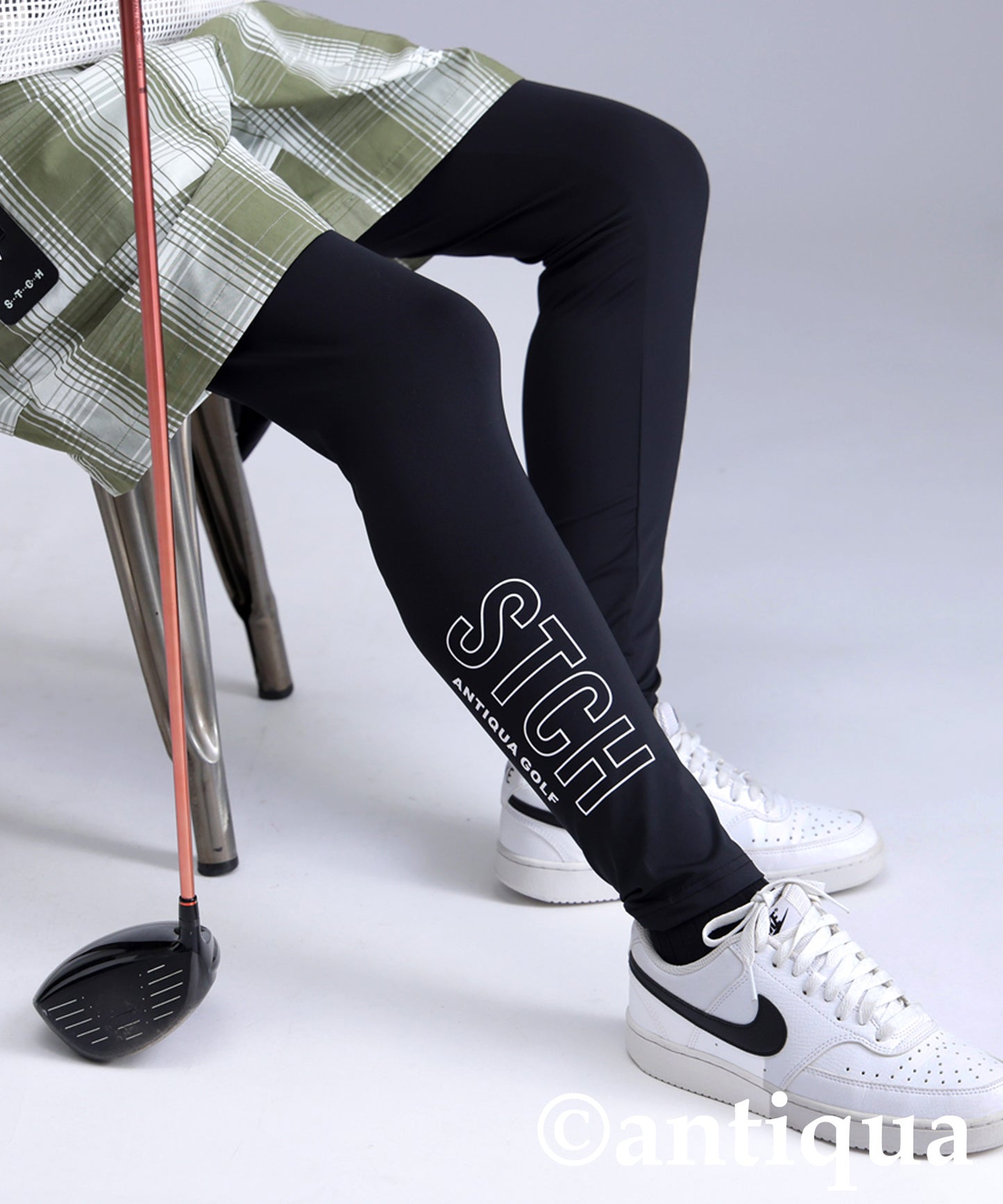 ANTIQUA GOLF×STCH Logo Leggings Ladies