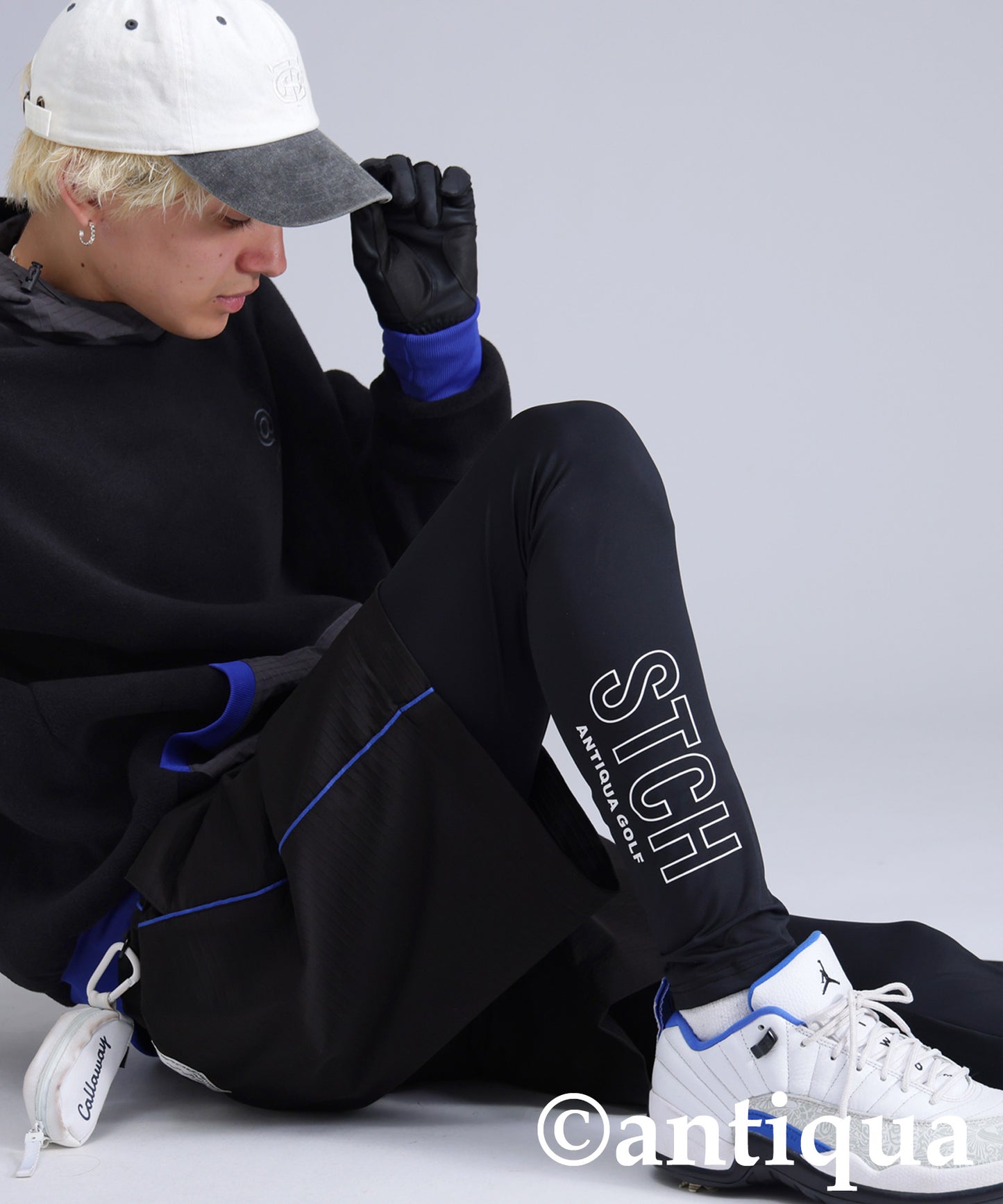 ANTIQUA GOLF×STCH Logo Leggings Men's