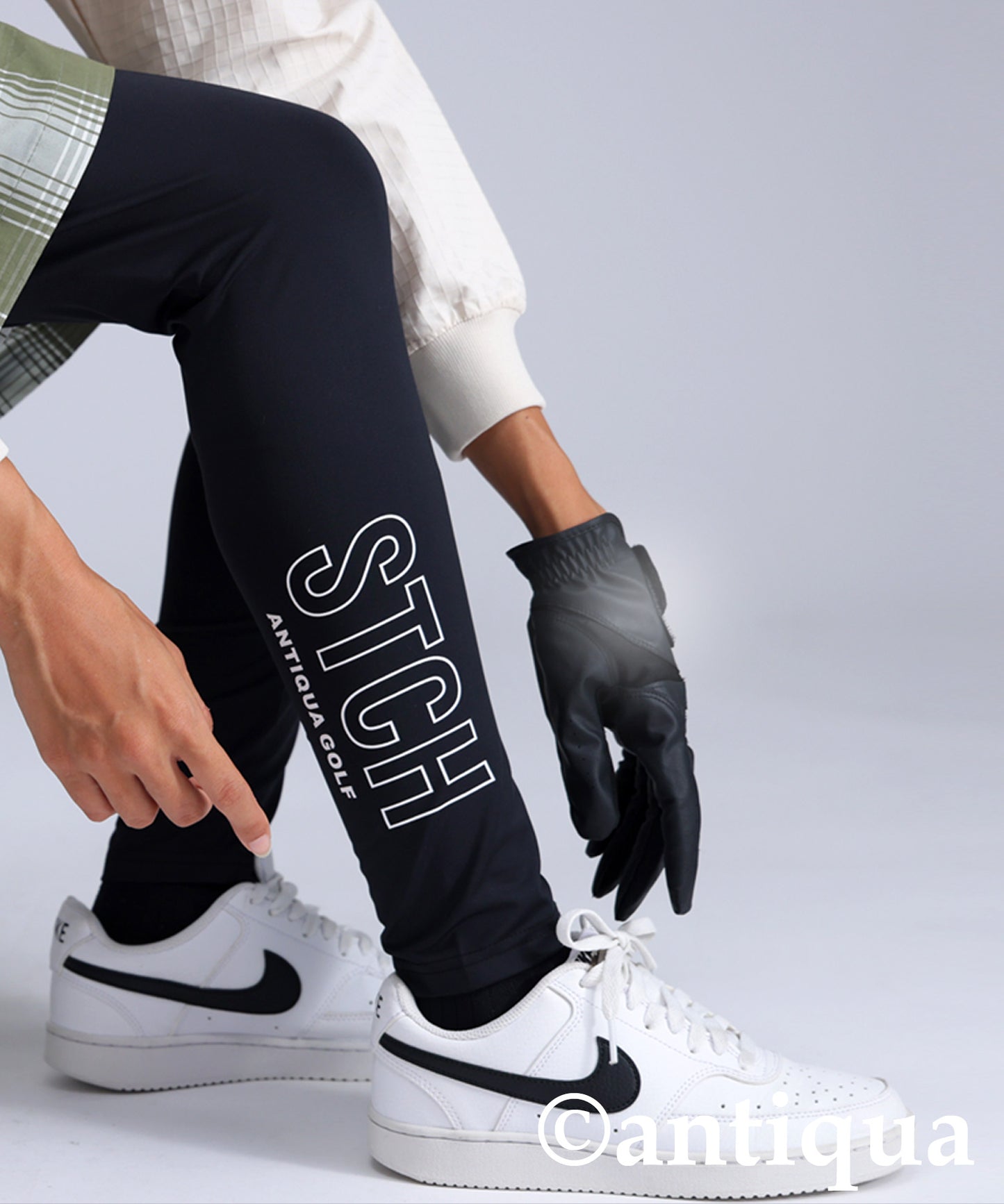 ANTIQUA GOLF×STCH Logo Leggings Ladies