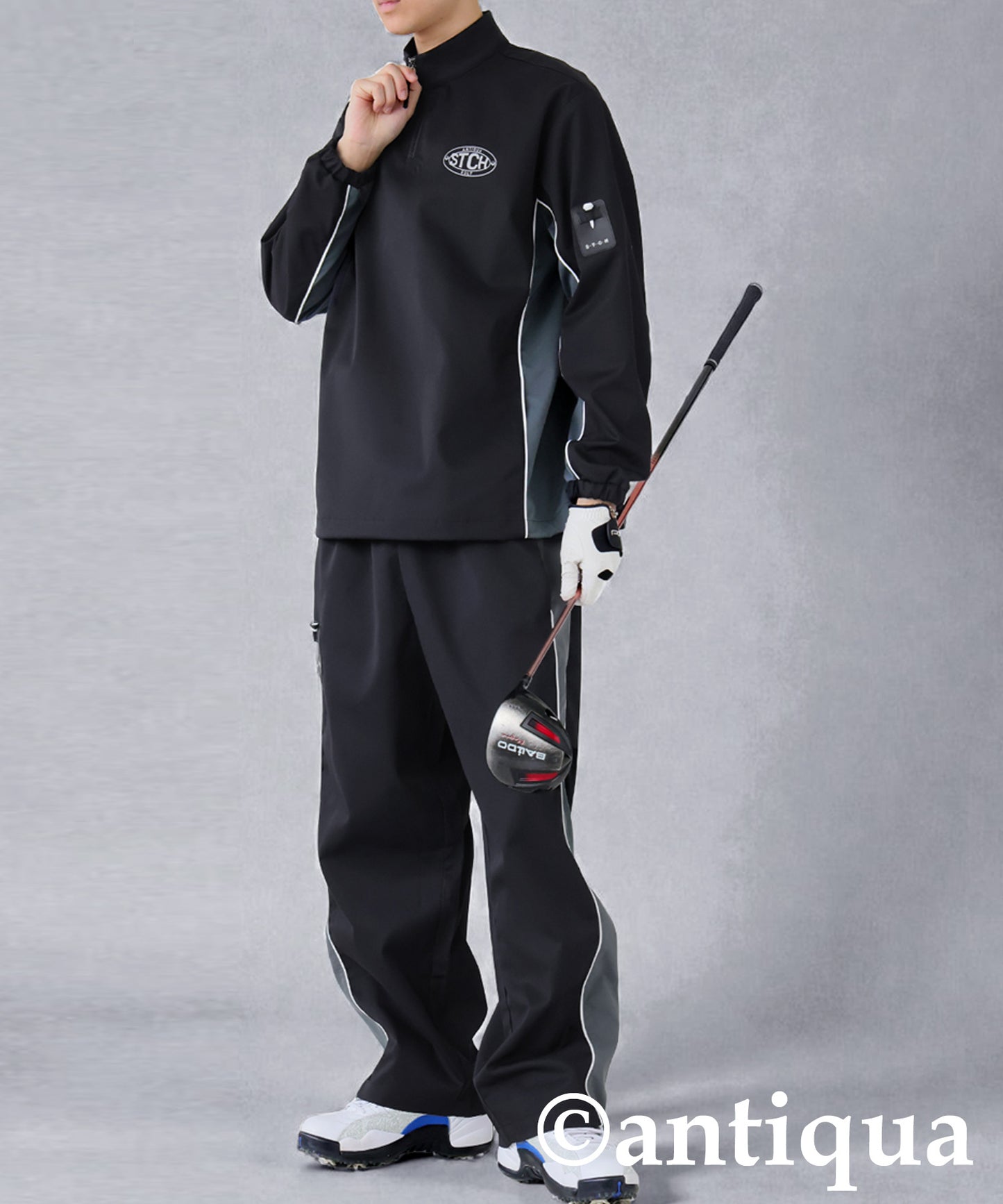 ANTIQUA GOLF×STCH Half-Zip Top Men's