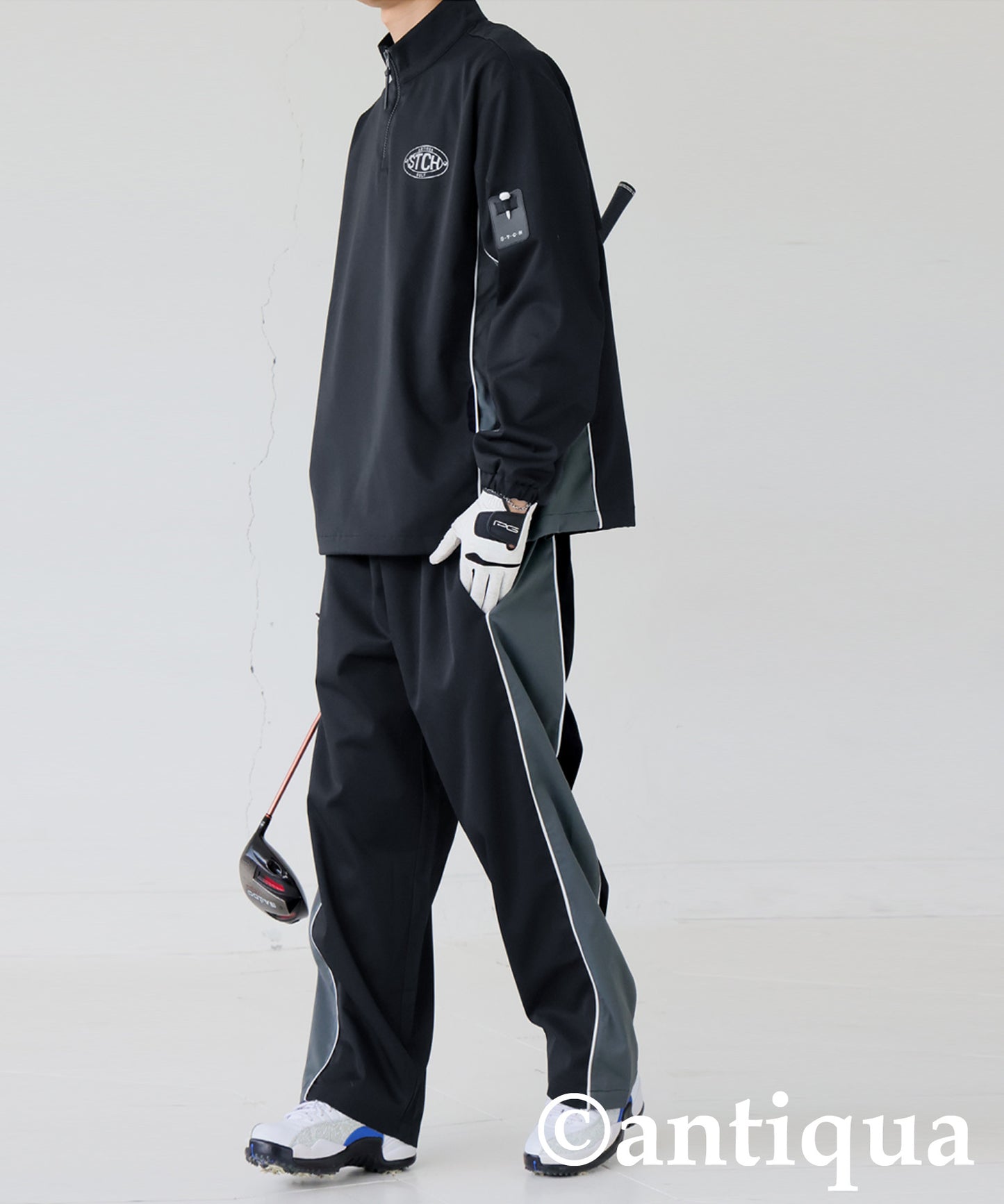 ANTIQUA GOLF×STCH Half-Zip Top Men's