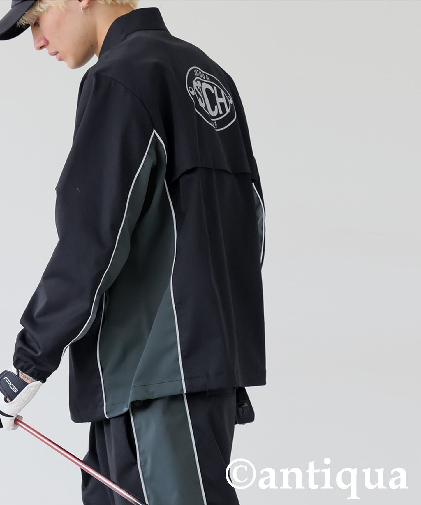 ANTIQUA GOLF×STCH Half-Zip Top Men's