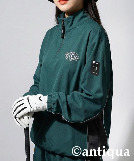 ANTIQUA GOLF×STCH Half-Zip Top Ladies