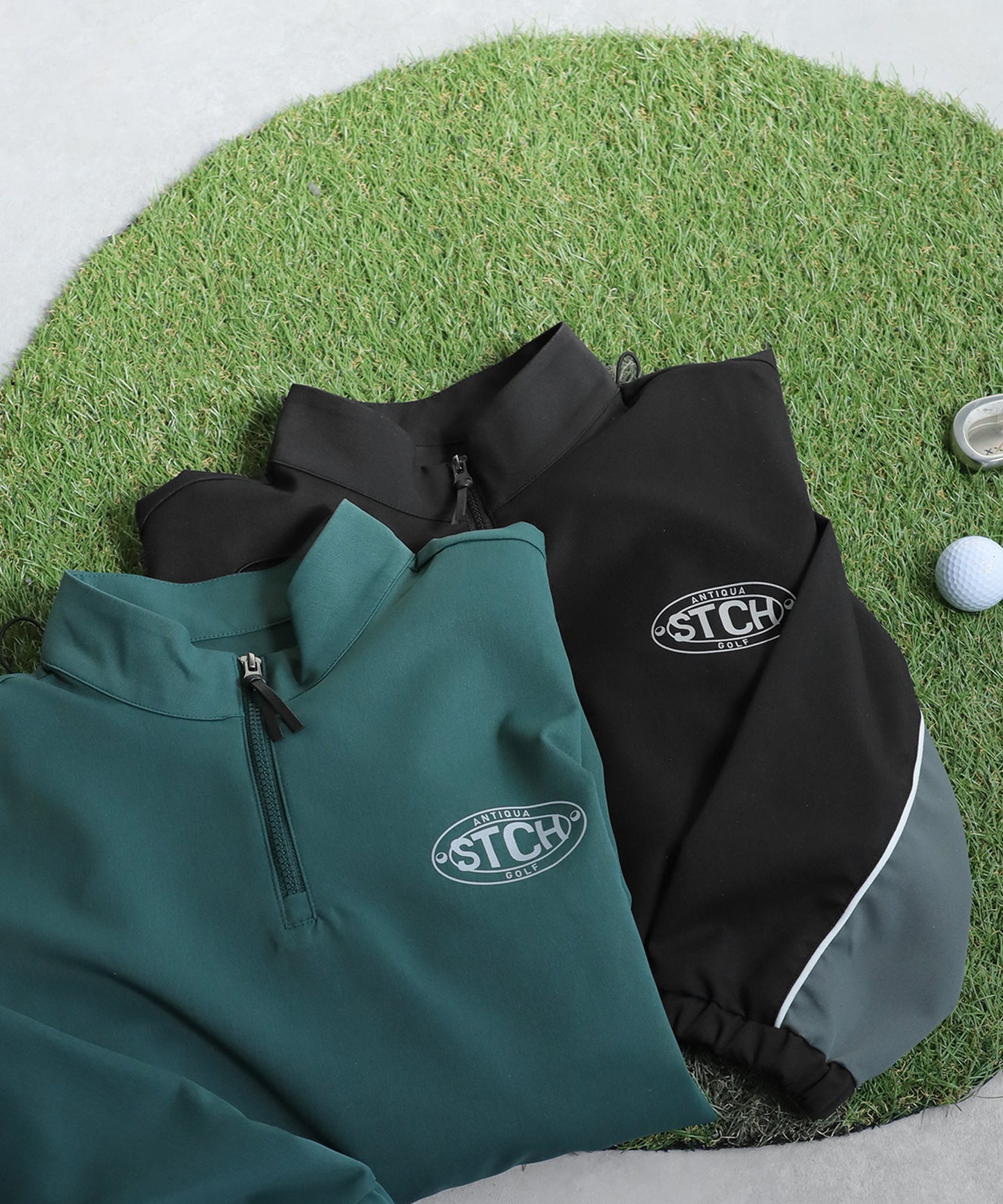 ANTIQUA GOLF×STCH Half-Zip Top Men's