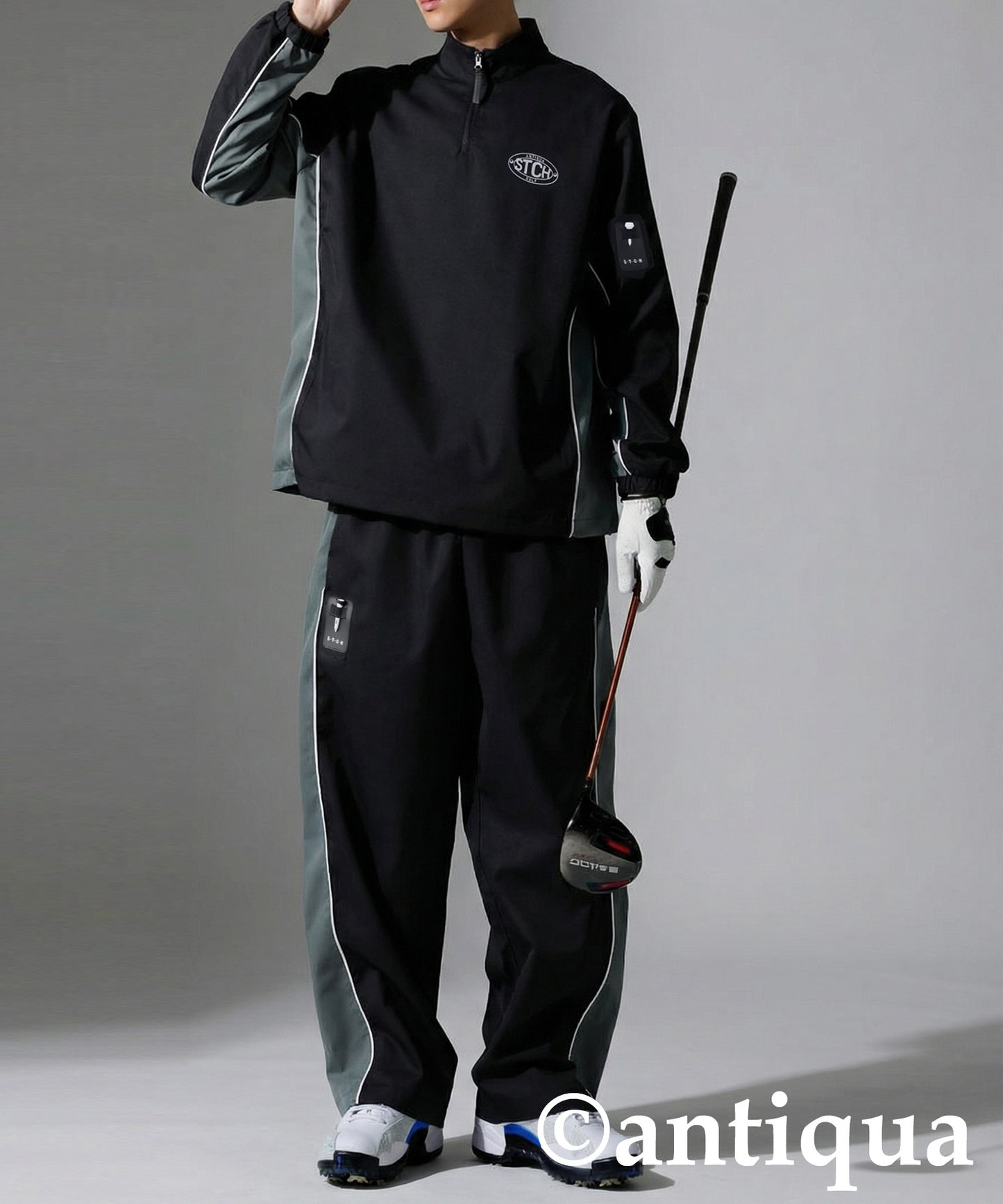 ANTIQUA GOLF×STCH Half-Zip Top Men's