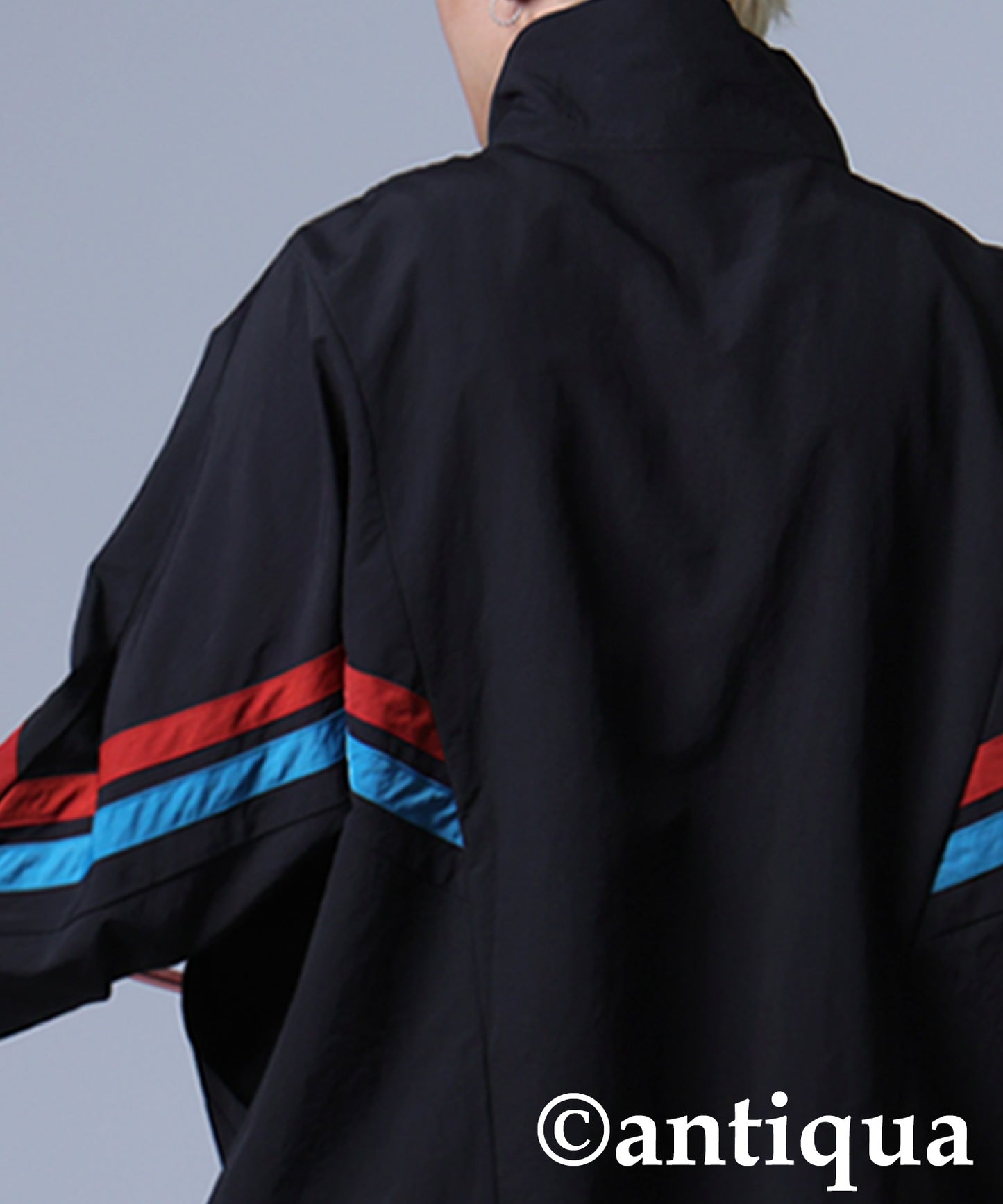 ANTIQUA GOLF×STCH Color-Coordinated Line Pullover Men's