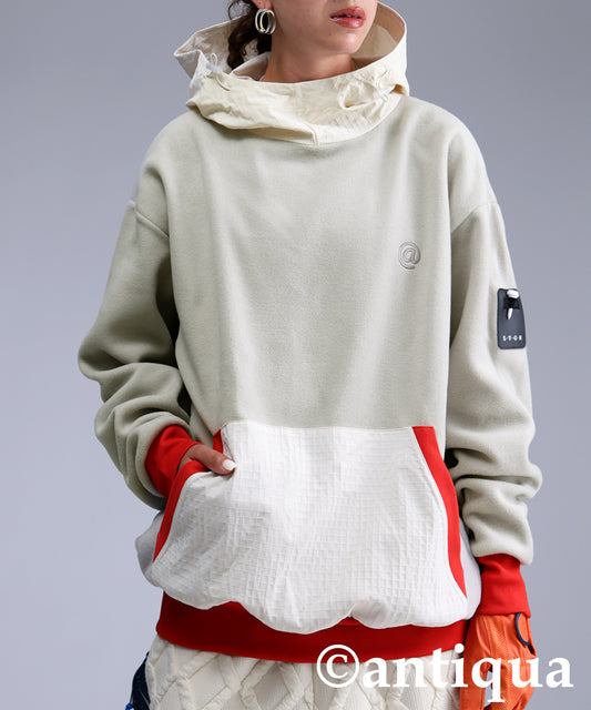 ANTIQUA GOLF×STCH Color-Coordinated Fleece Hoodie Ladies