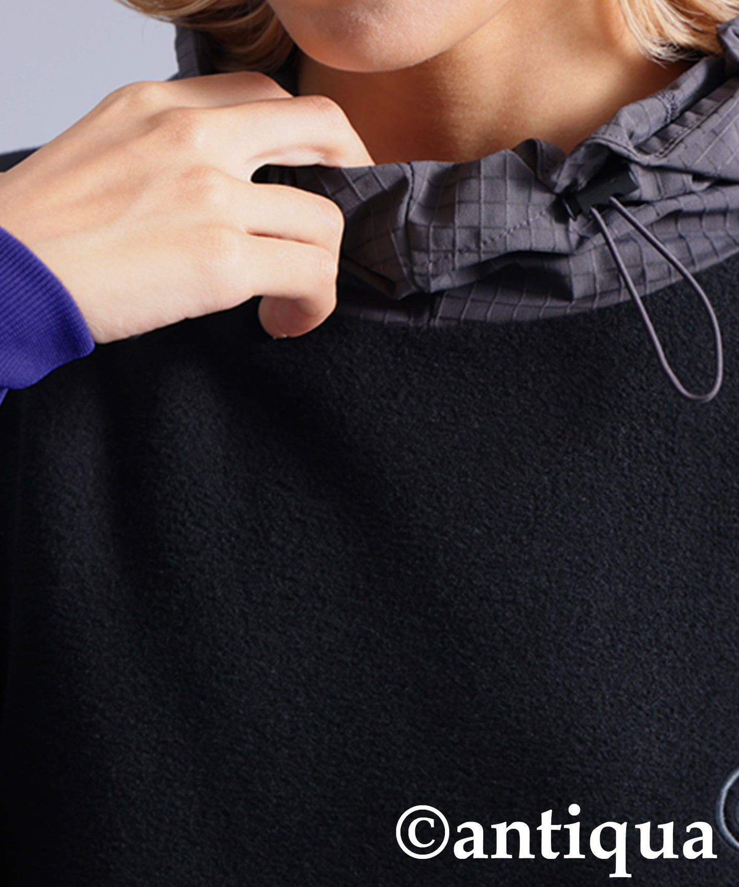 ANTIQUA GOLF×STCH Color-Coordinated Fleece Hoodie Ladies