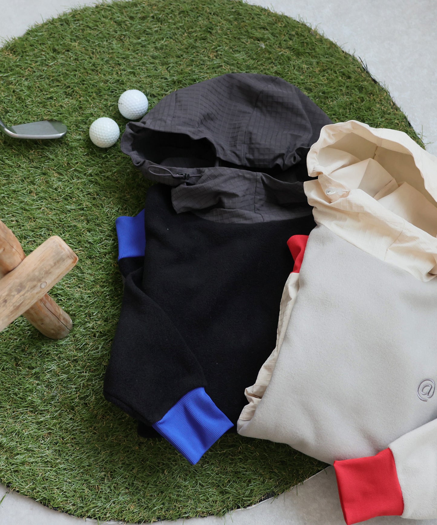 ANTIQUA GOLF×STCH Color-Coordinated Fleece Hoodie Ladies