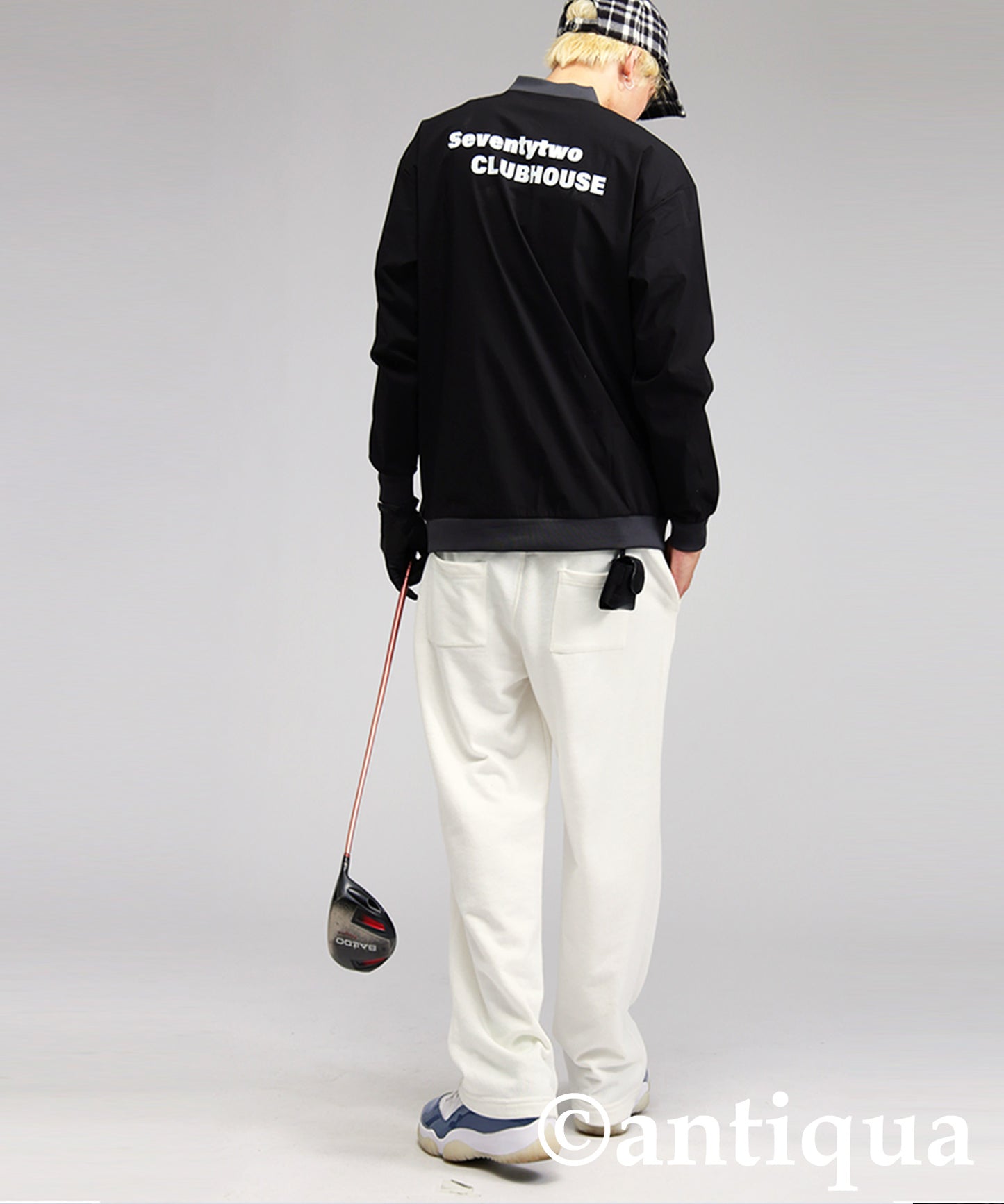 ANTIQUA GOLF×STCH Logo Tops Men's