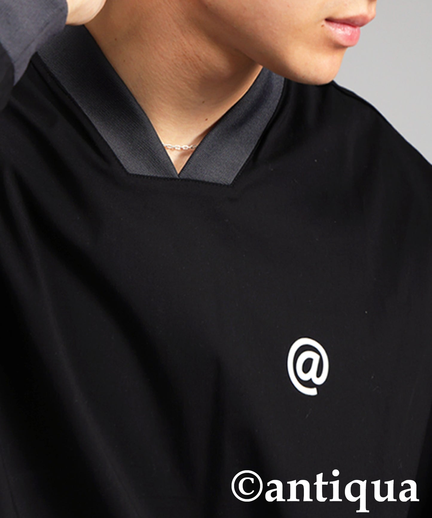 ANTIQUA GOLF×STCH Logo Tops Men's