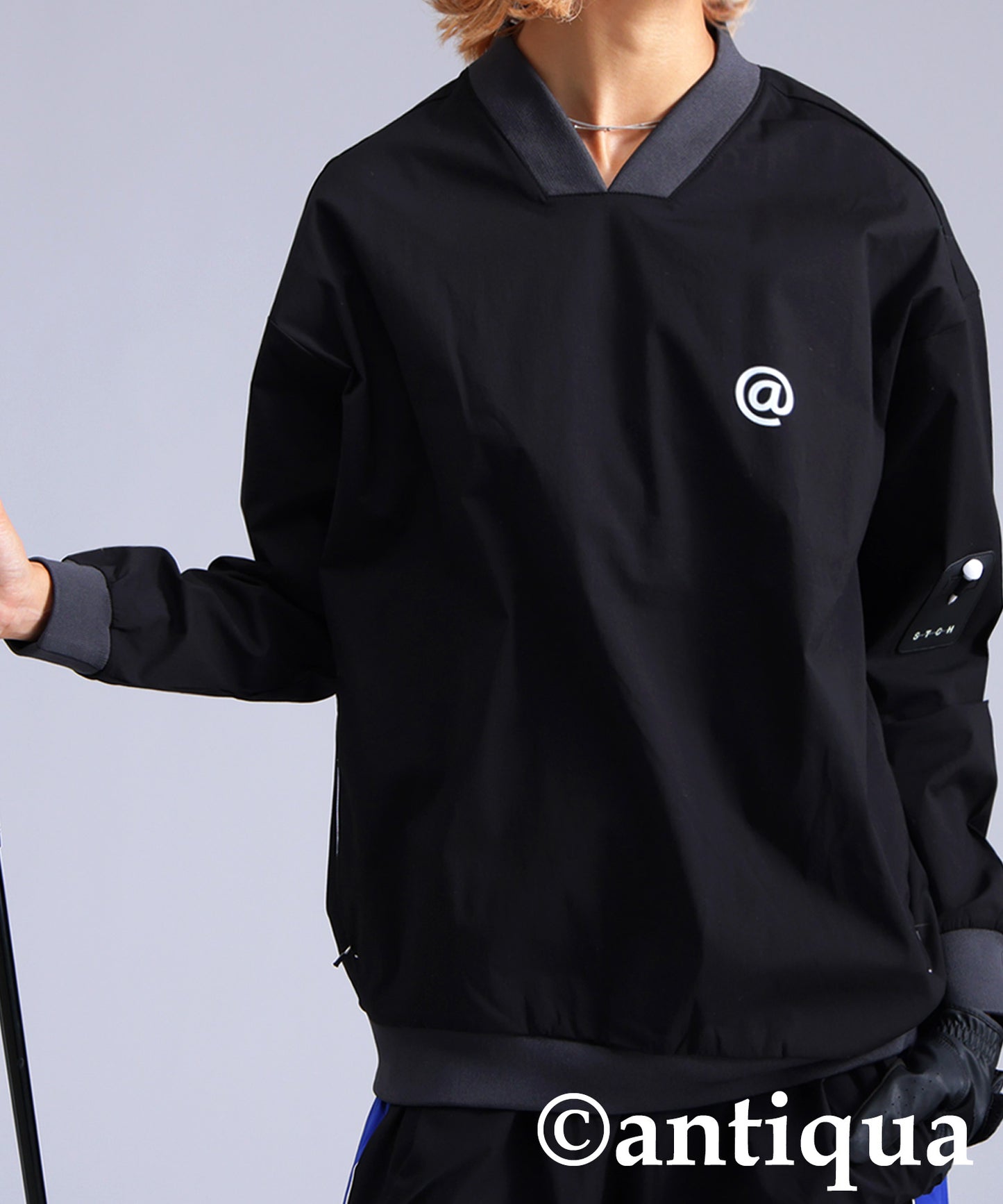 ANTIQUA GOLF×STCH Logo Tops Ladies