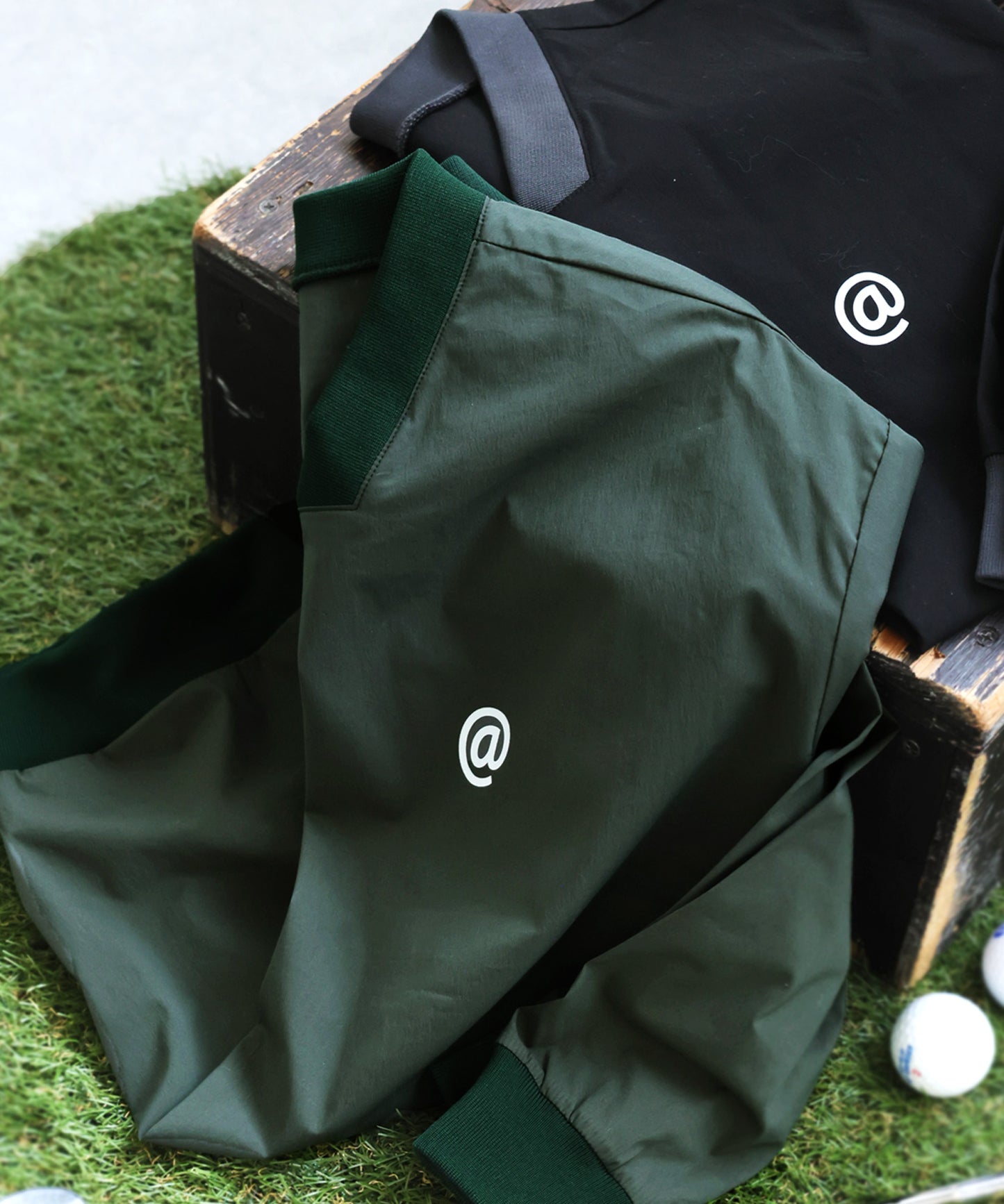 ANTIQUA GOLF×STCH Logo Tops Men's