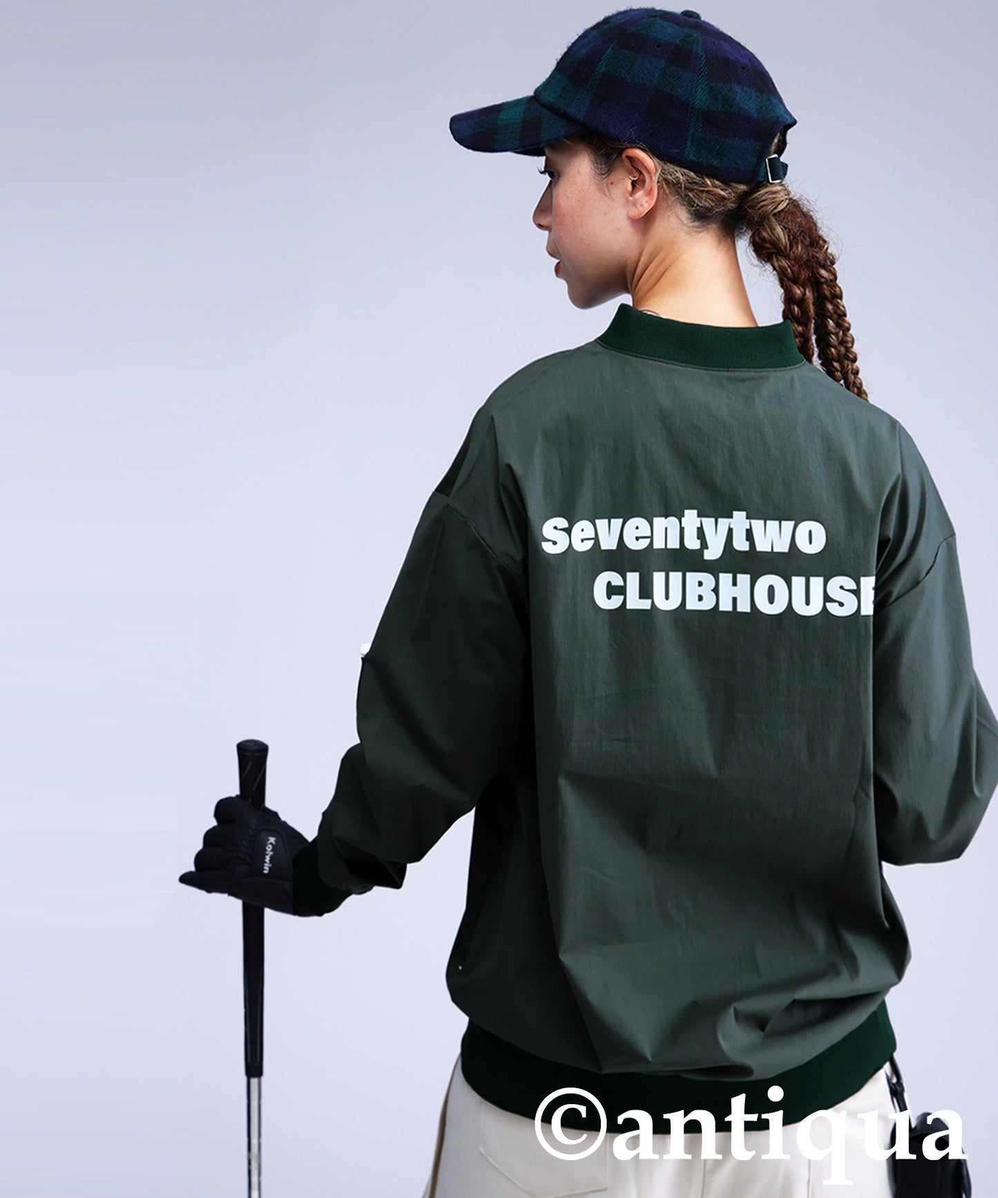 ANTIQUA GOLF×STCH Logo Tops Ladies