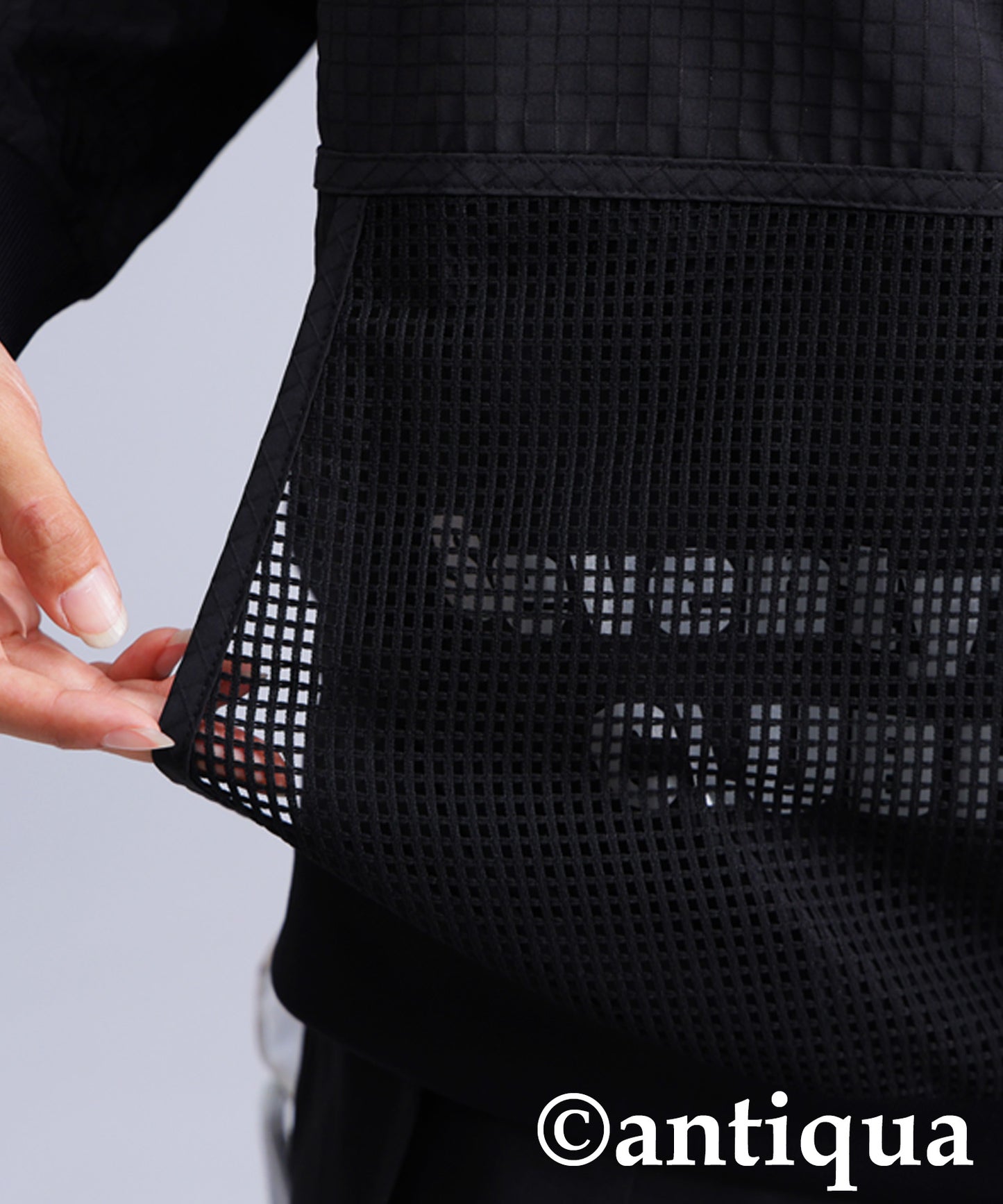 ANTIQUA GOLF×STCH Mesh Pocket Tops Ladies