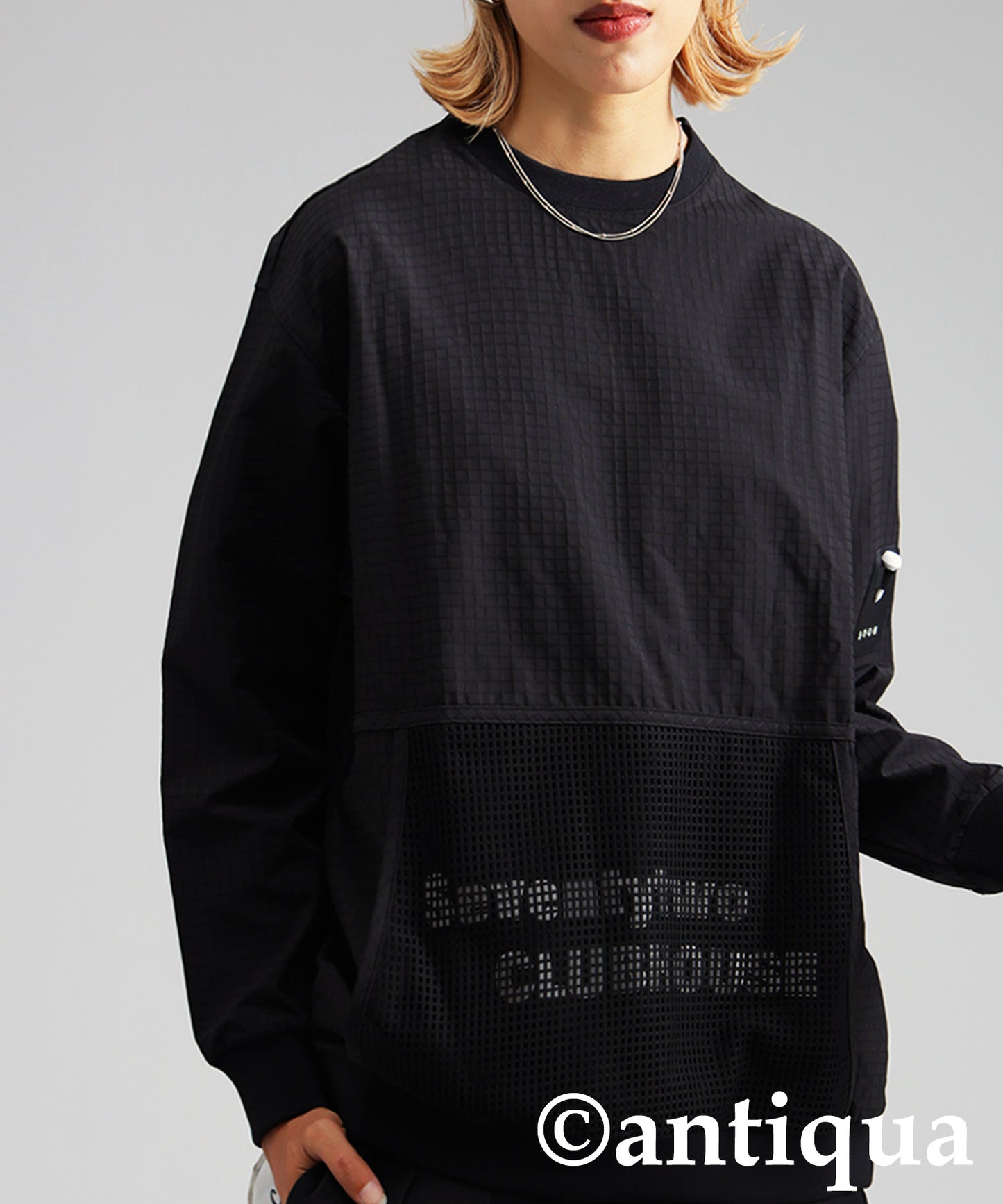 ANTIQUA GOLF×STCH Mesh Pocket Tops Ladies