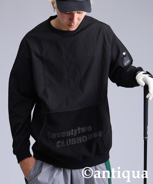 ANTIQUA GOLF×STCH Mesh Pocket Tops Men's