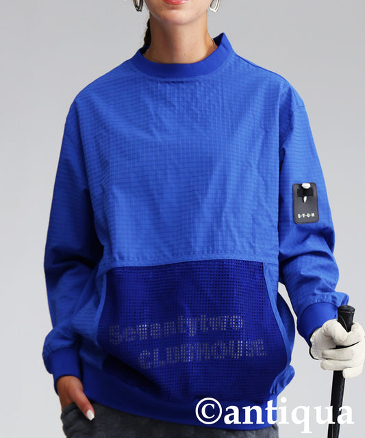 ANTIQUA GOLF×STCH Mesh Pocket Tops Ladies