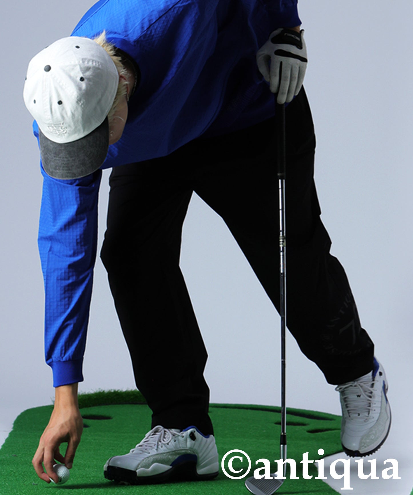 ANTIQUA GOLF×STCH Mesh Pocket Tops Men's