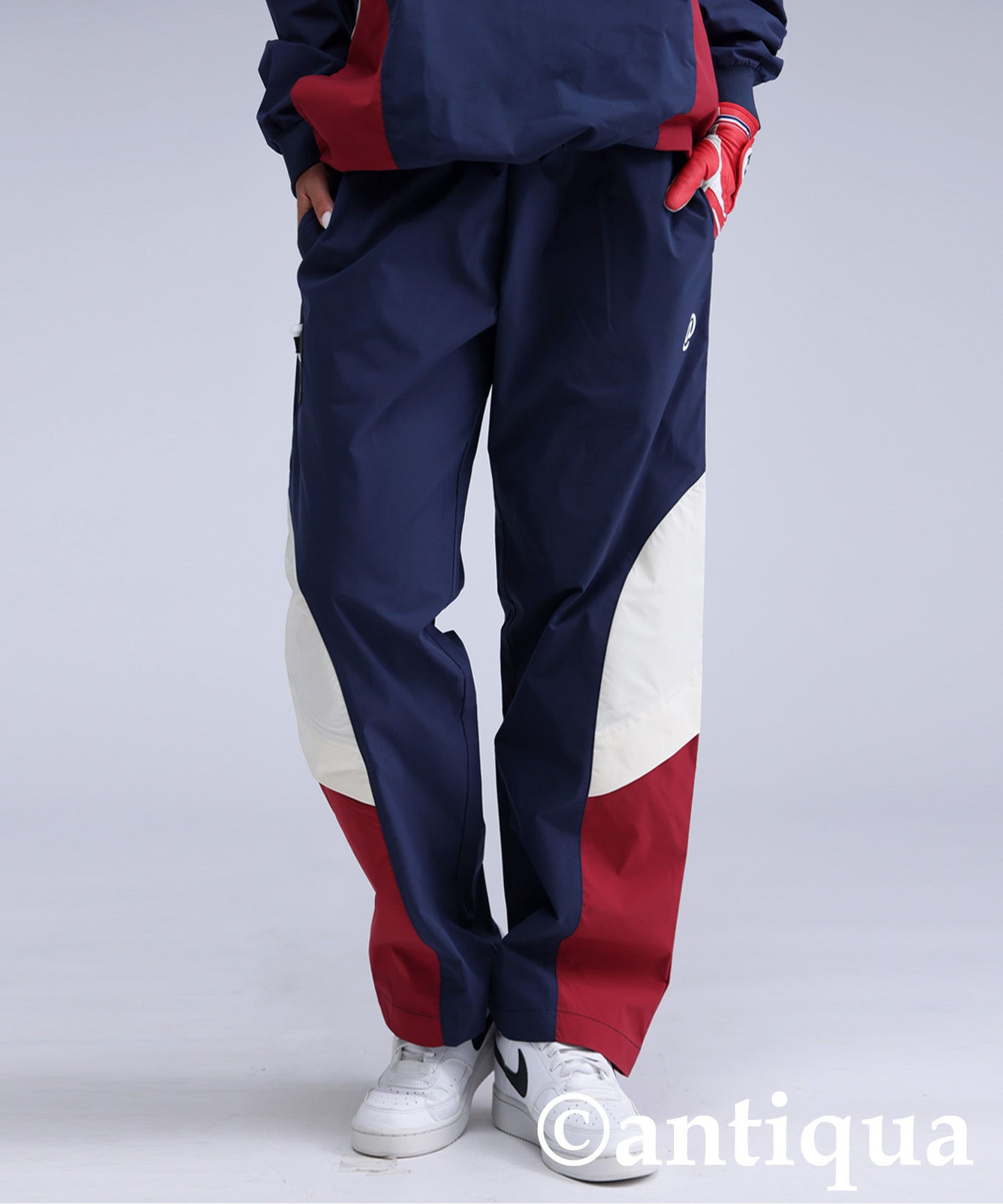 ANTIQUA GOLF×STCH Color-Blocked Pants Ladies