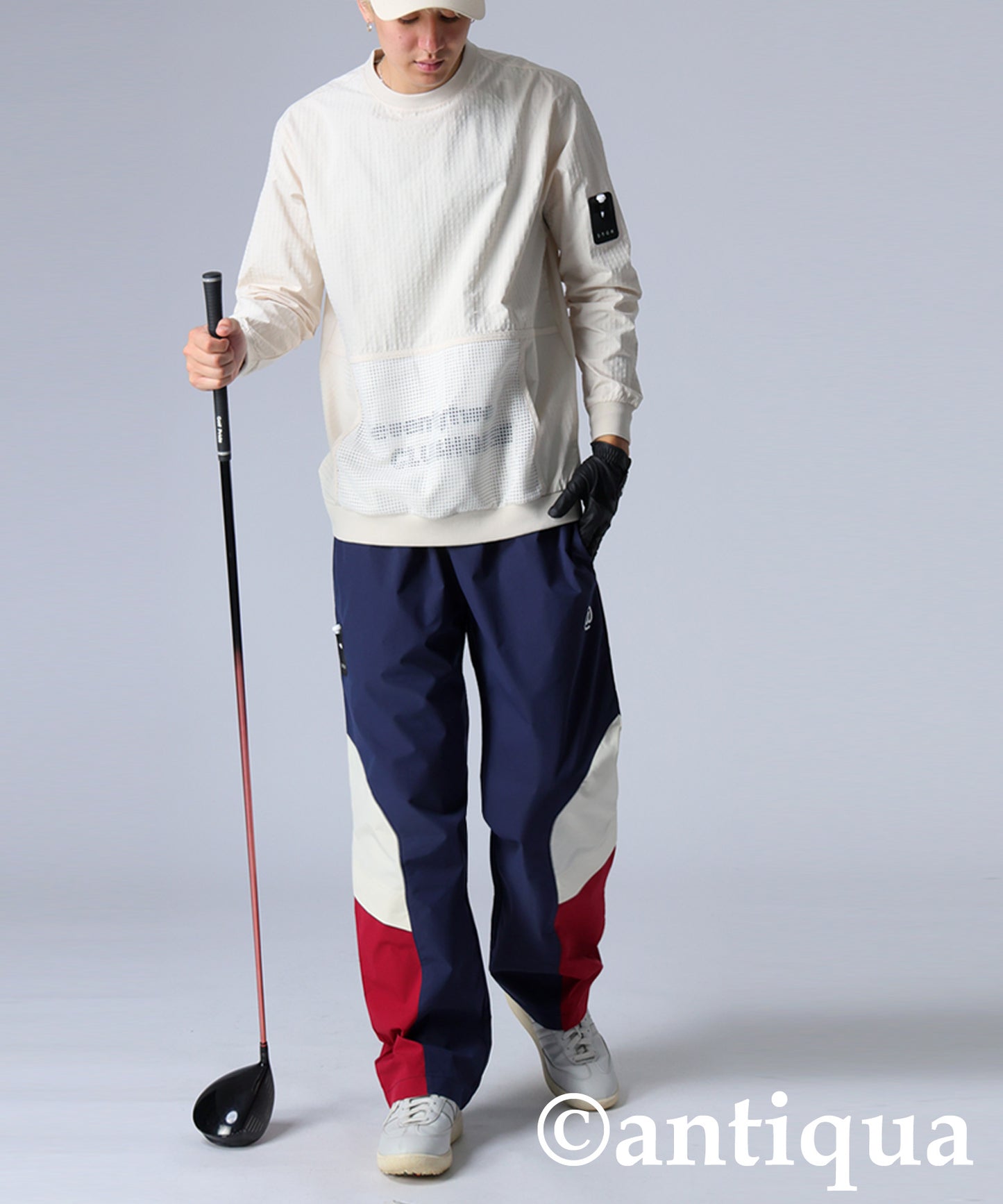 ANTIQUA GOLF×STCH Color-Blocked Pants Men's