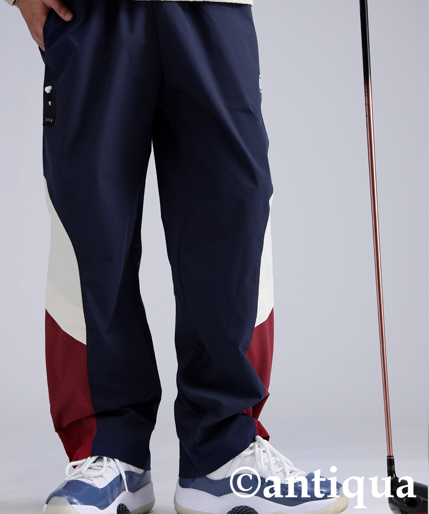 ANTIQUA GOLF×STCH Color-Blocked Pants Men's