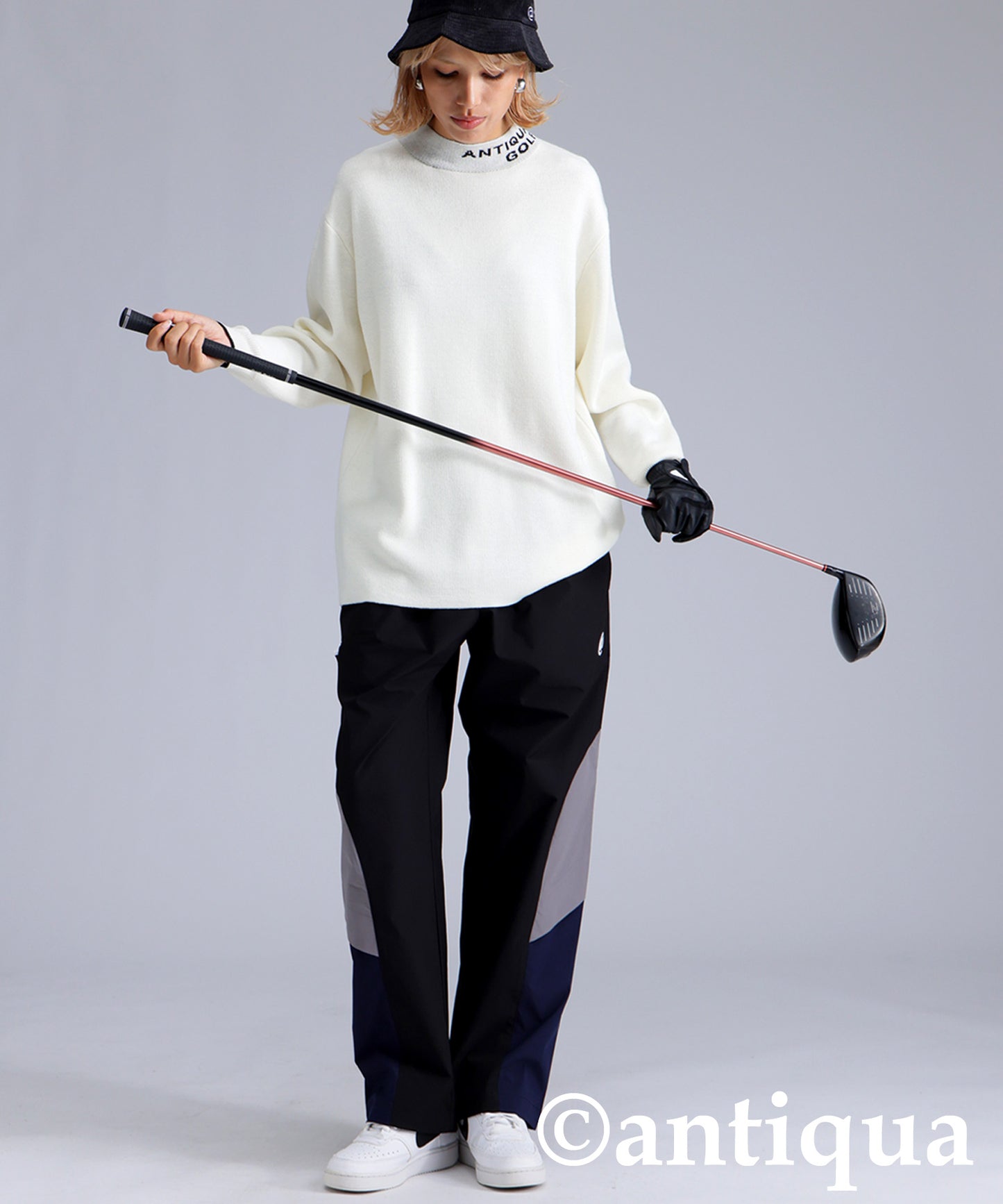 ANTIQUA GOLF×STCH Color-Blocked Pants Ladies