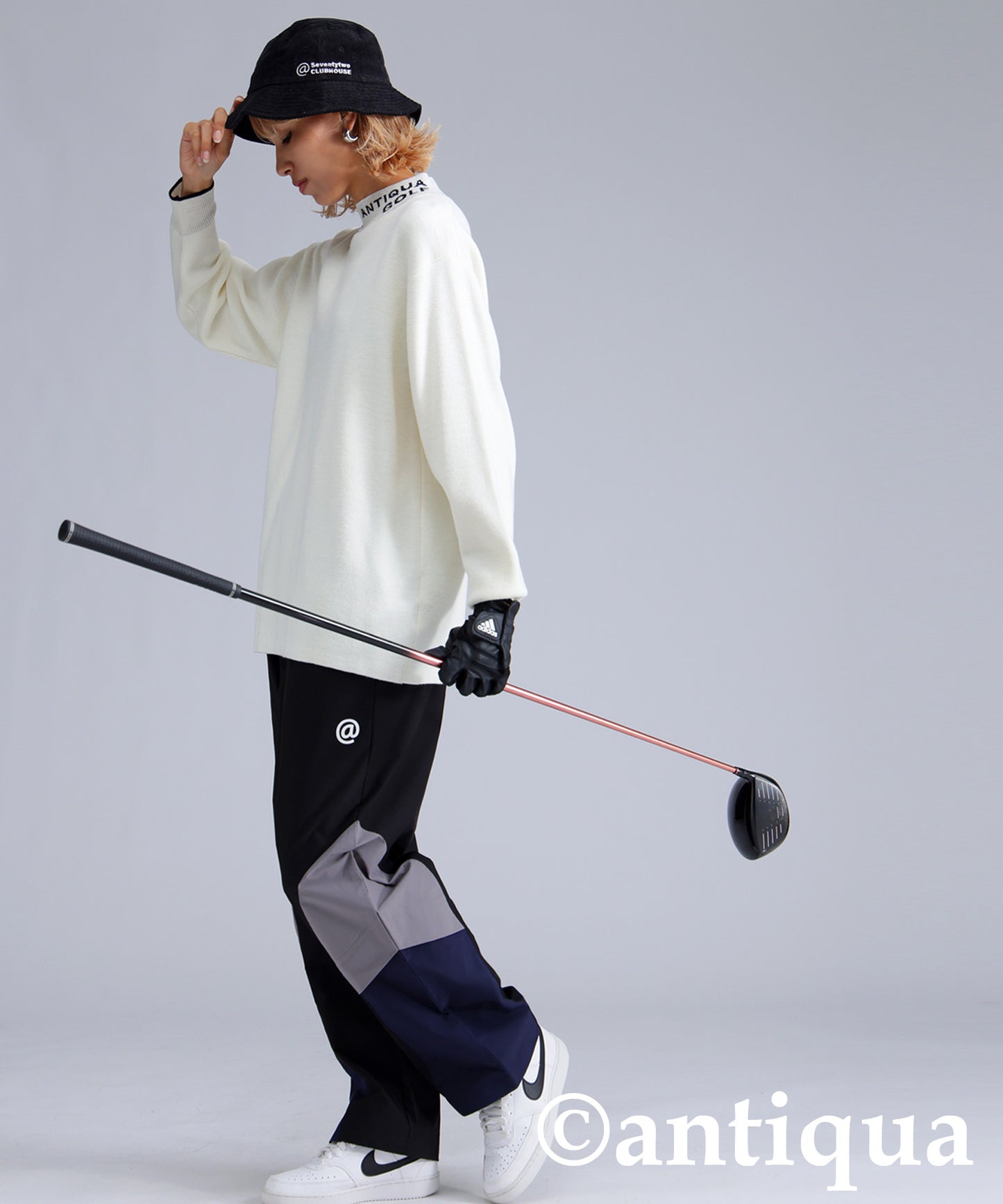 ANTIQUA GOLF×STCH Color-Blocked Pants Ladies