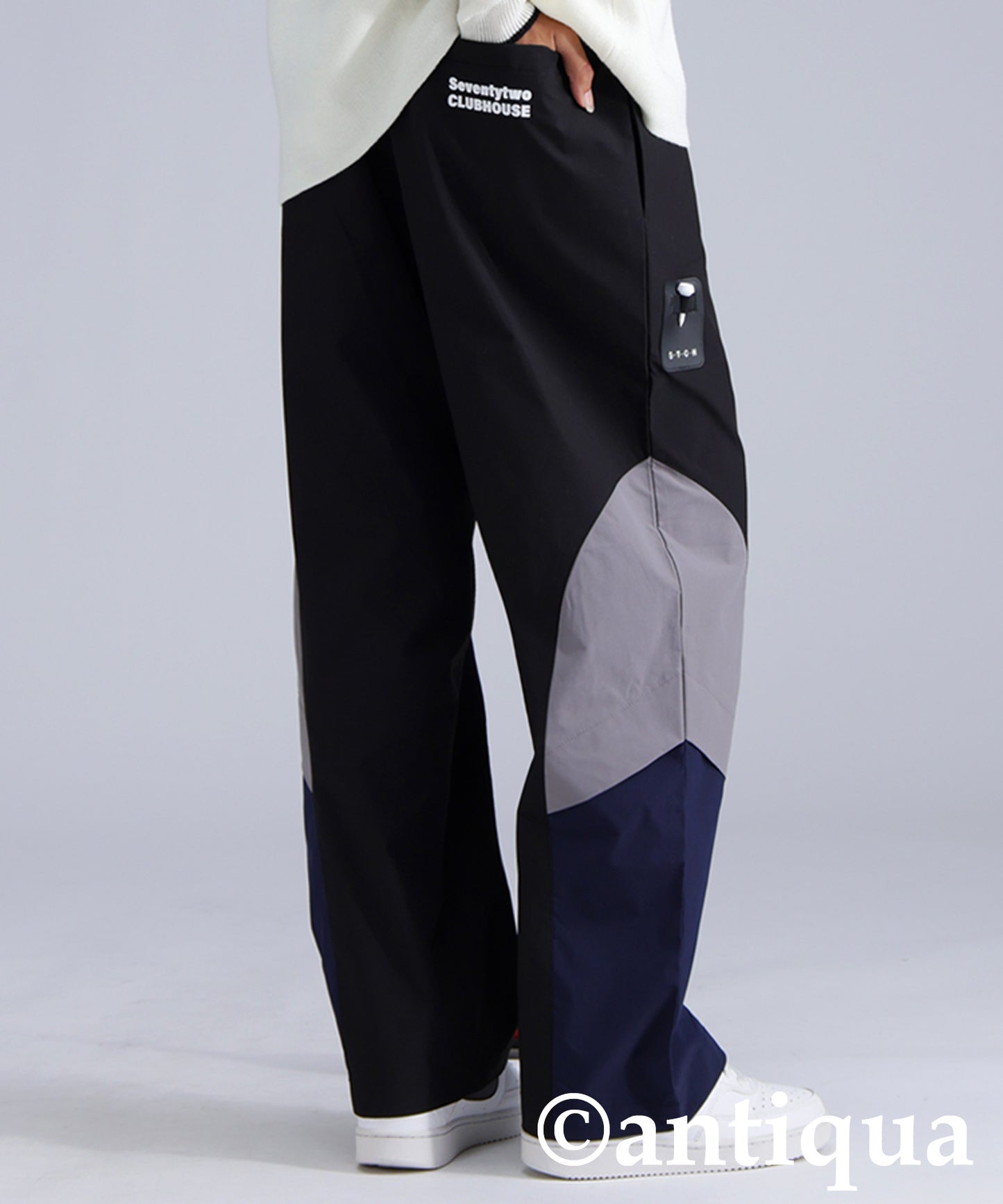 ANTIQUA GOLF×STCH Color-Blocked Pants Ladies