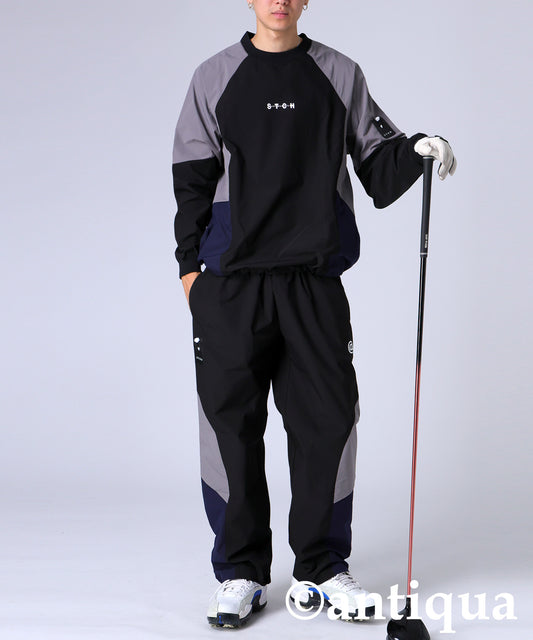 ANTIQUA GOLF×STCH Color-Blocked Pants Men's