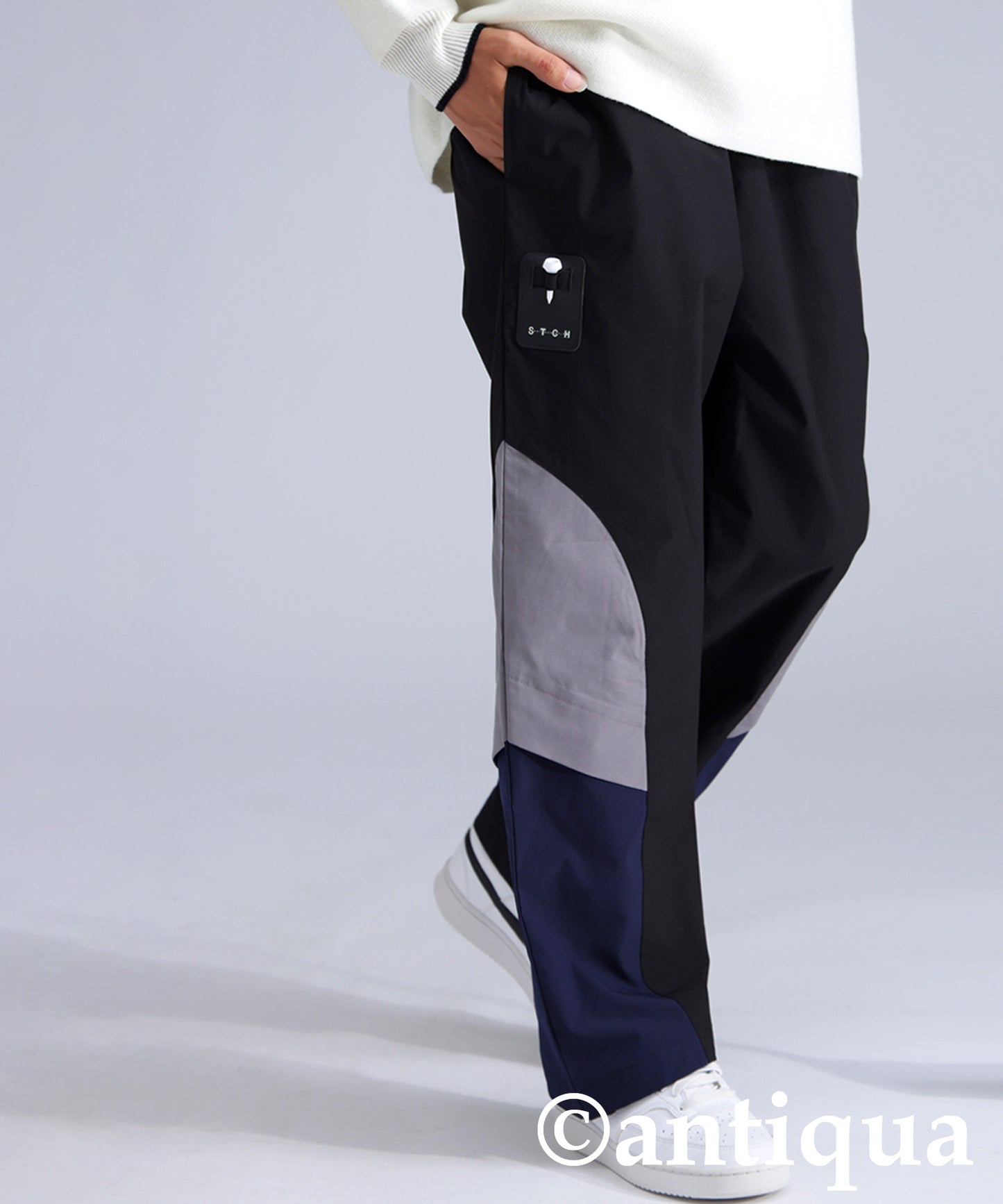 ANTIQUA GOLF×STCH Color-Blocked Pants Ladies